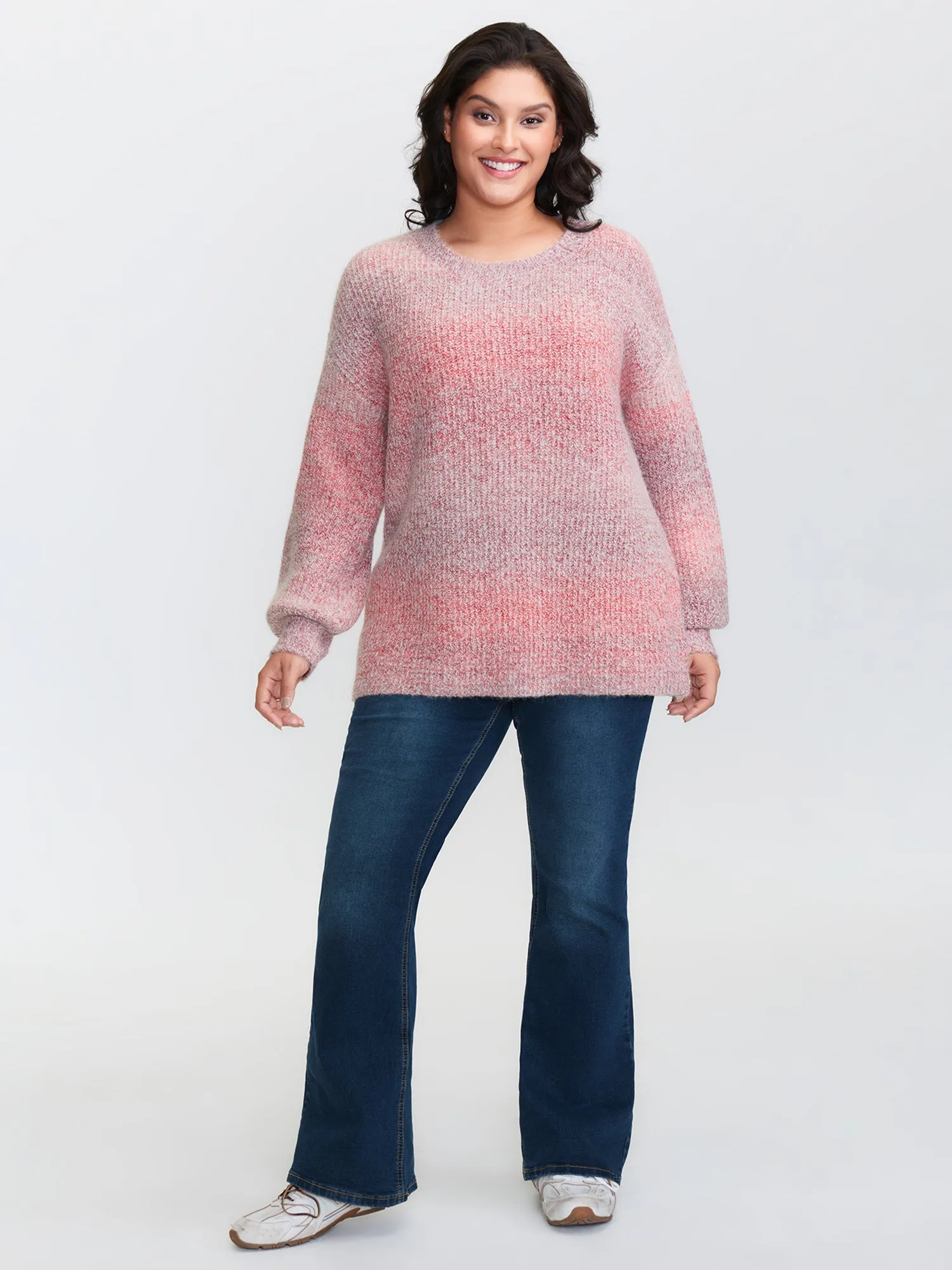 Warm Heater Color Gradient Pullover sold by Bloomchic product image thumbnail 3