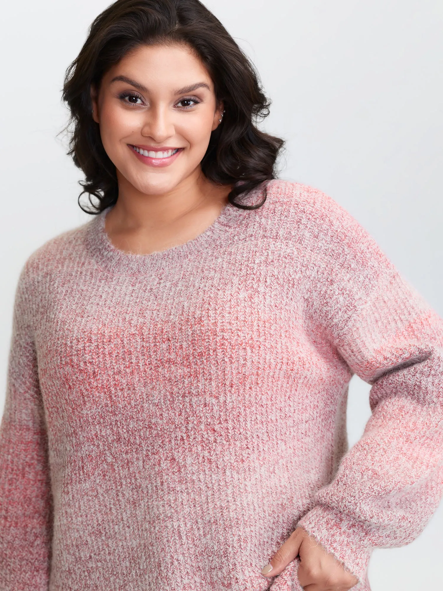 Warm Heater Color Gradient Pullover sold by Bloomchic product image thumbnail 2
