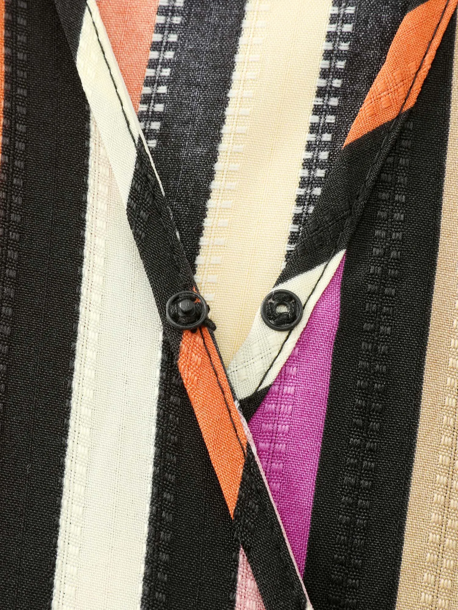 Autumn Stripe Print Belted Waist Midi Dress sold by Bloomchic product image thumbnail 5