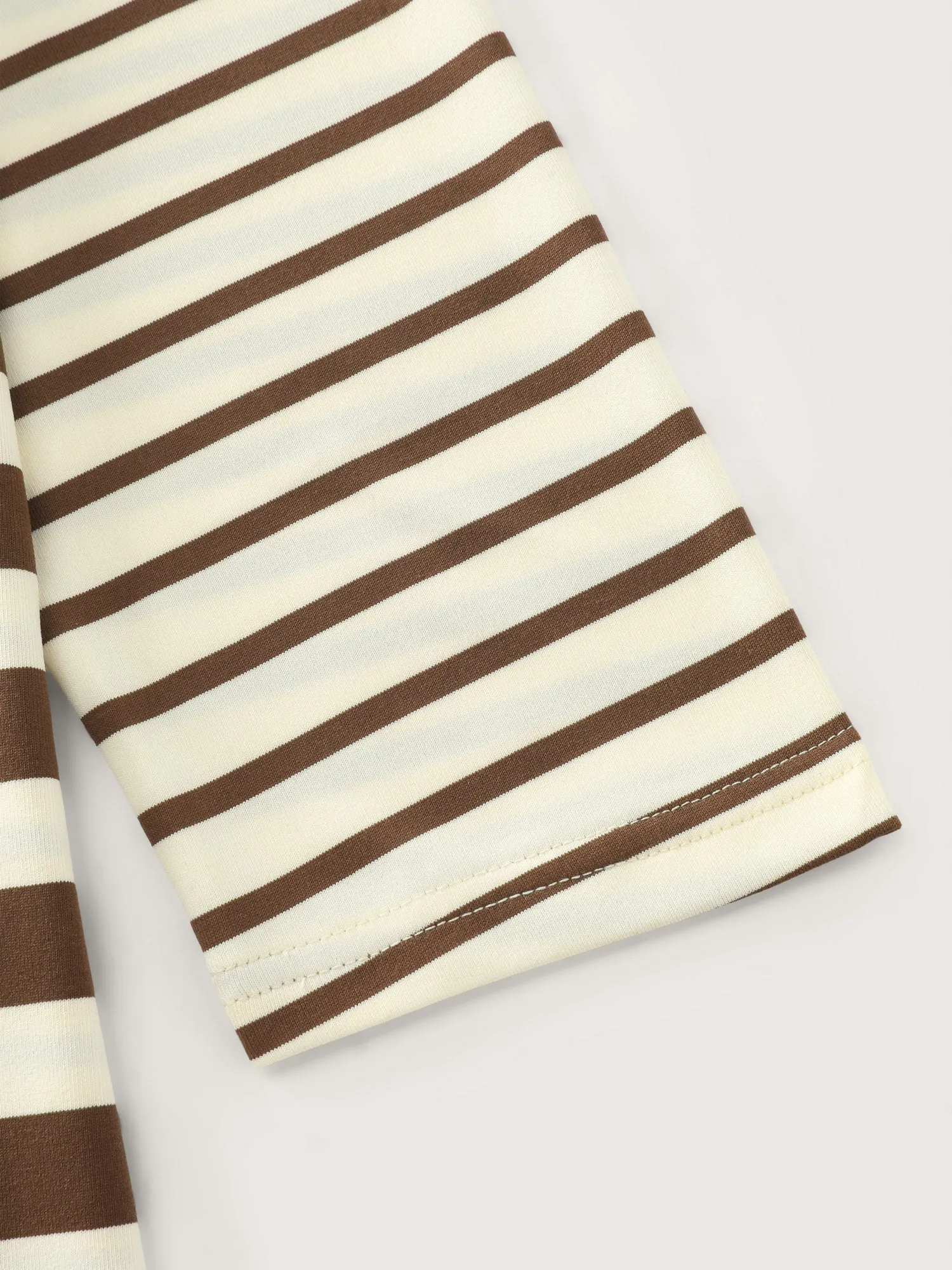 Monochrome Stripe Round Neck T-Shirt sold by Bloomchic product image thumbnail 5