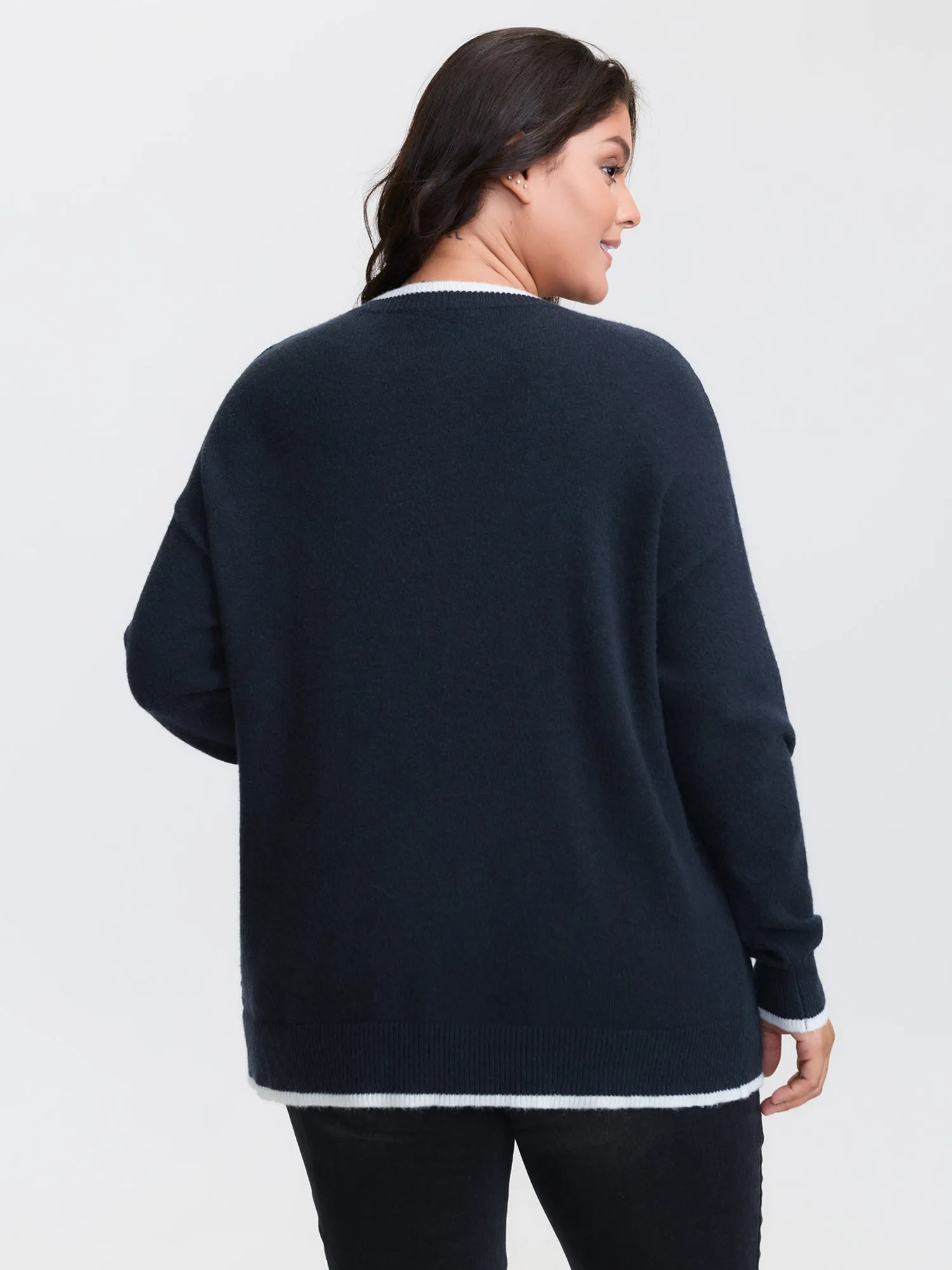 Leopard Heart Fluffy Texture Pullover sold by Bloomchic product image thumbnail 4