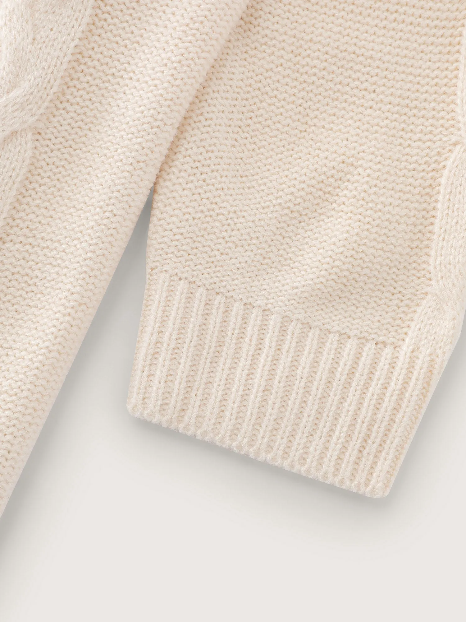 Textured Contrast Drop Shoulder Pullover sold by Bloomchic product image thumbnail 5