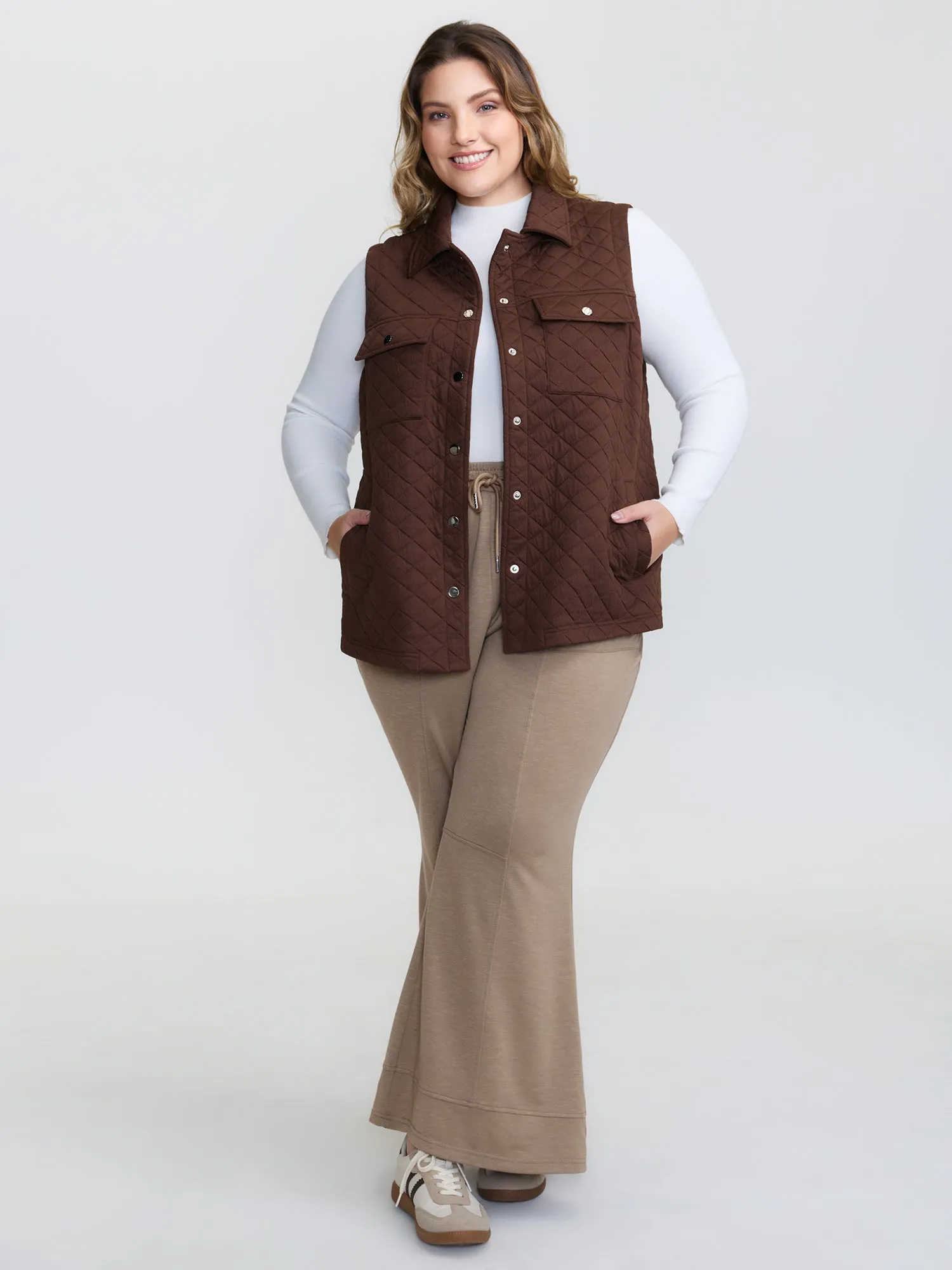 Drawstring Flared Hem Pants sold by Bloomchic product image thumbnail 2