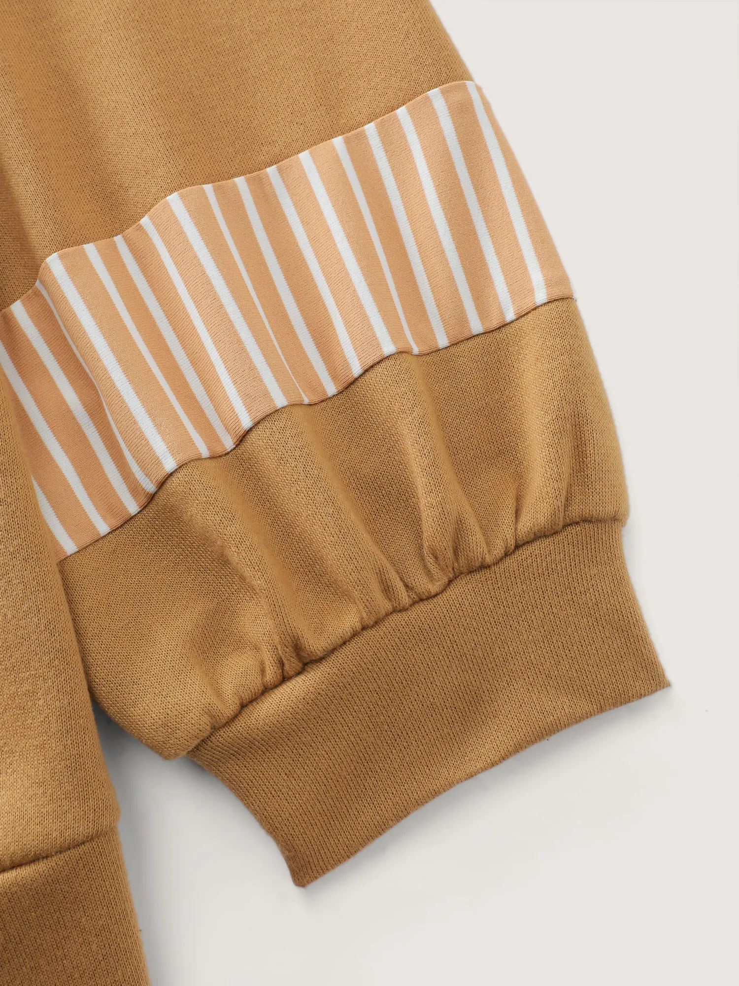 Color Stripe Collar Sweatshirt sold by Bloomchic product image thumbnail 5