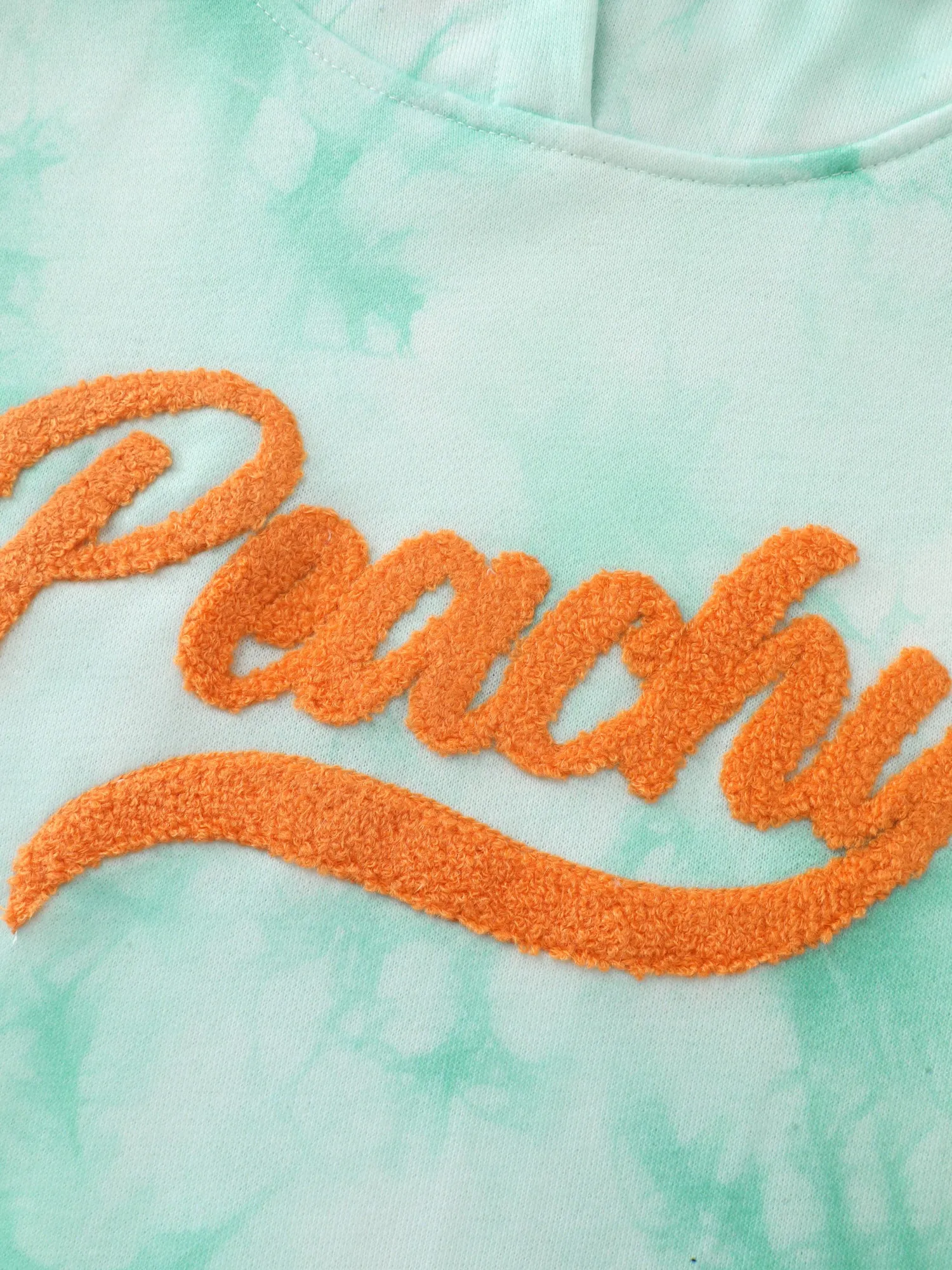Tie-Dye Peachy Motif Hoodie sold by Bloomchic product image thumbnail 5