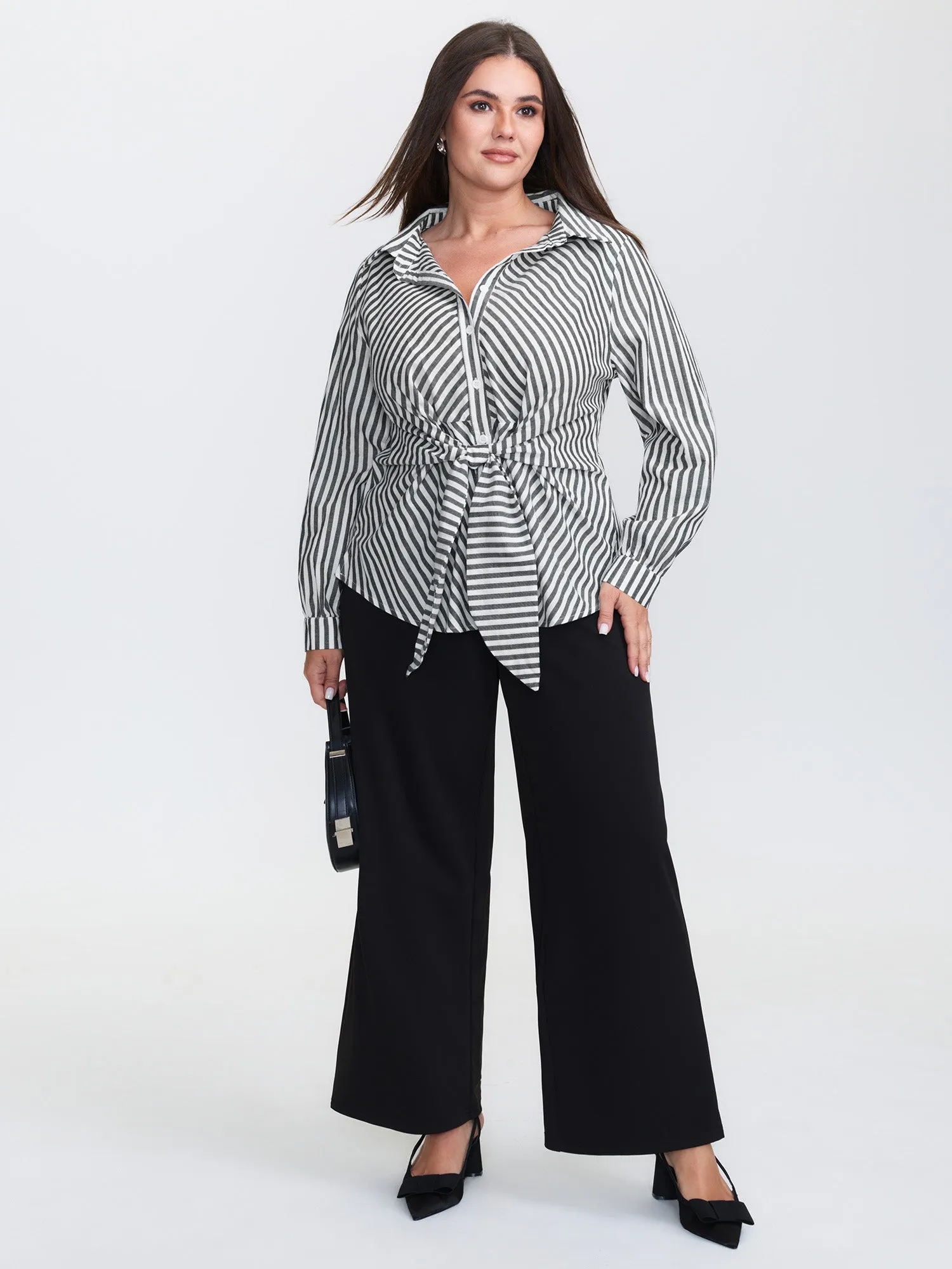 Pure Cotton Knotted Waist Blouse sold by Bloomchic product image thumbnail 2