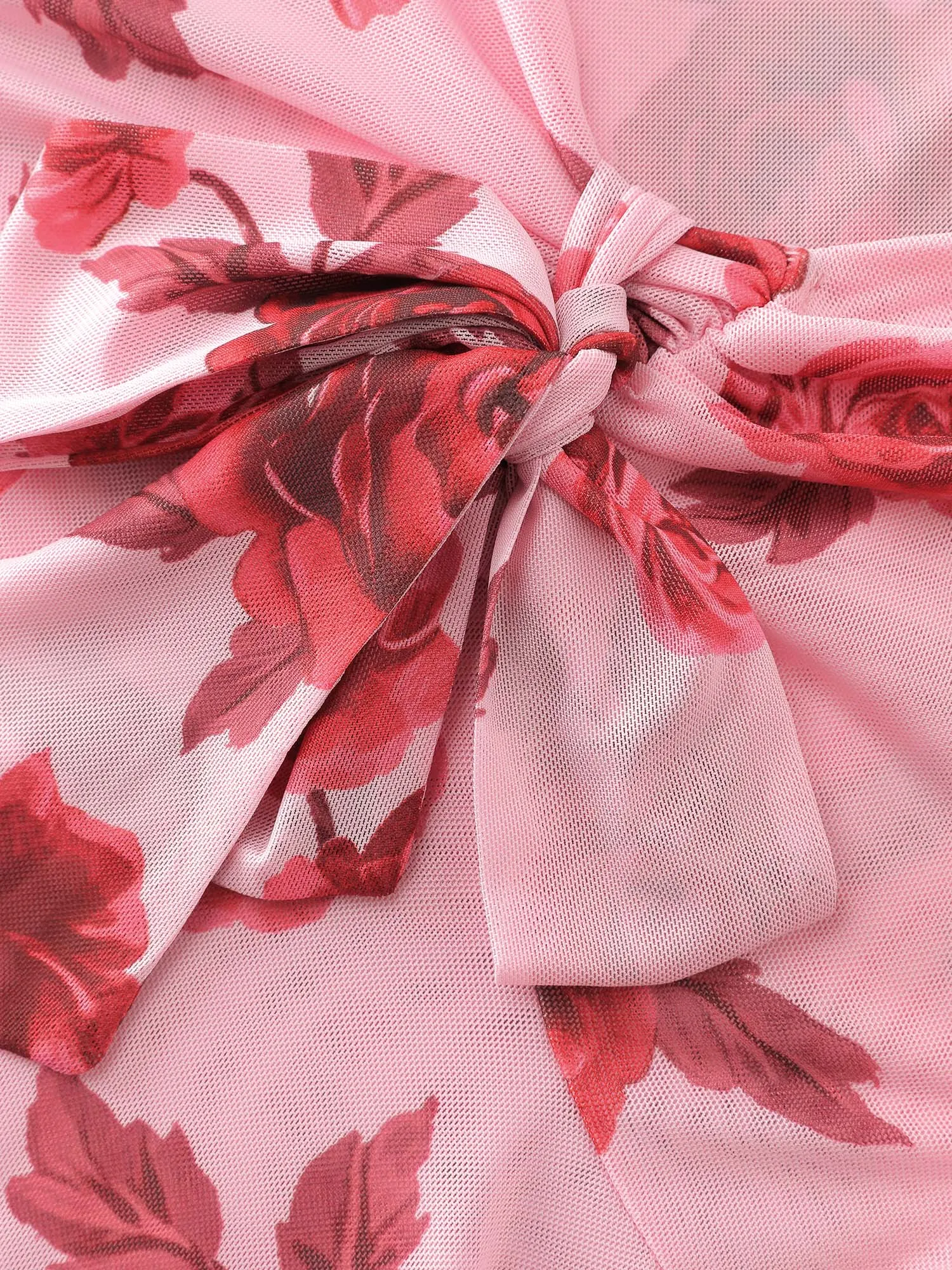 Rosy Romance Sweetheart Neckline Stretchy Blouse sold by Bloomchic product image thumbnail 5