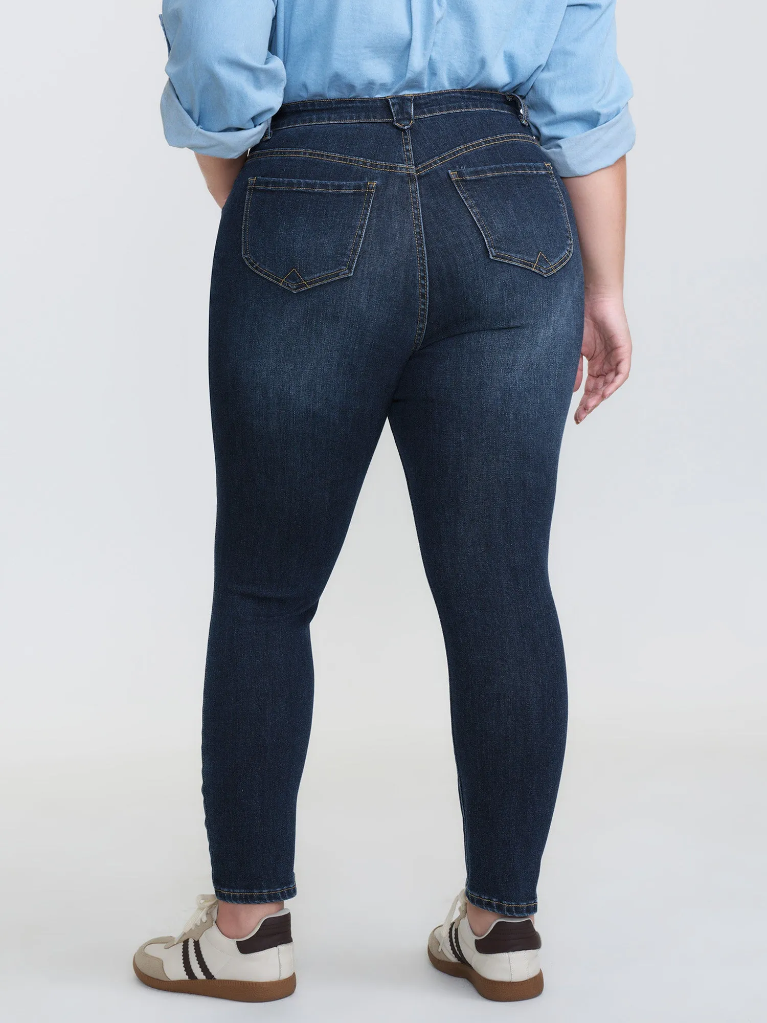 Supersoft Mid-Rise Everyday Bootcut Jeans sold by Bloomchic product image thumbnail 4