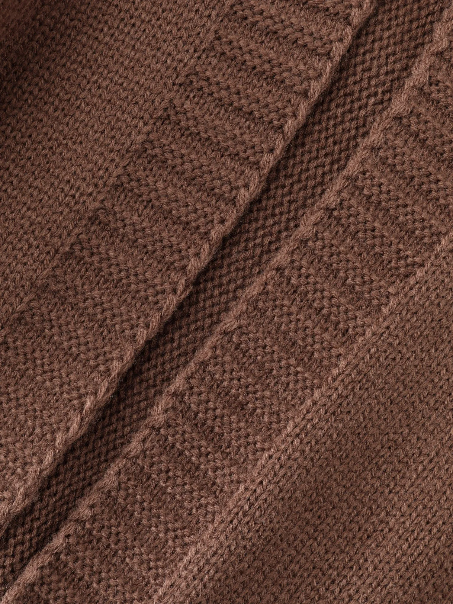 Coccoon Shaped Hooded Front-Open Knit Cardigan sold by Bloomchic product image thumbnail 5