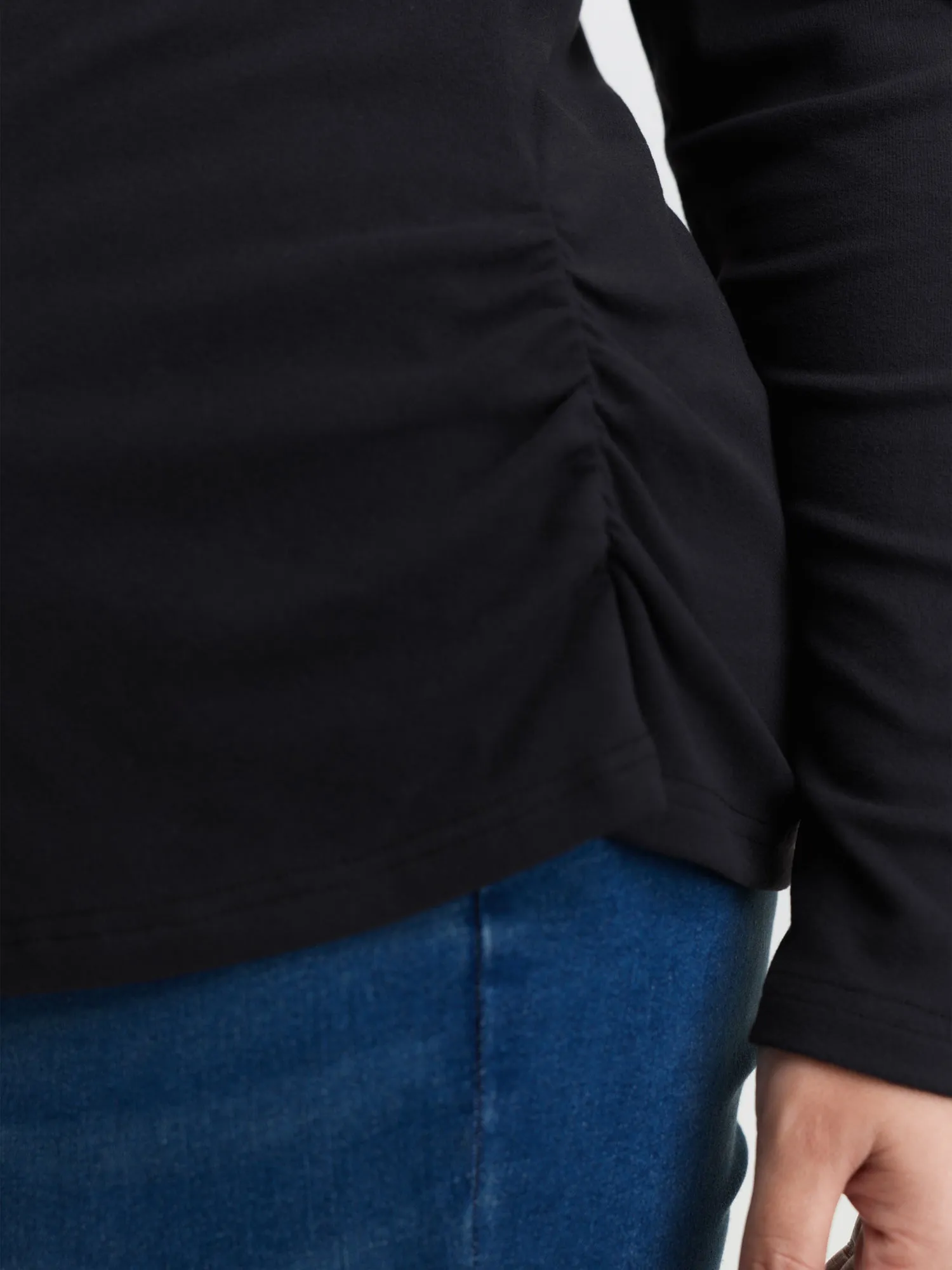 Ribbed Round Neck Cozy T-Shirt sold by Bloomchic product image thumbnail 3