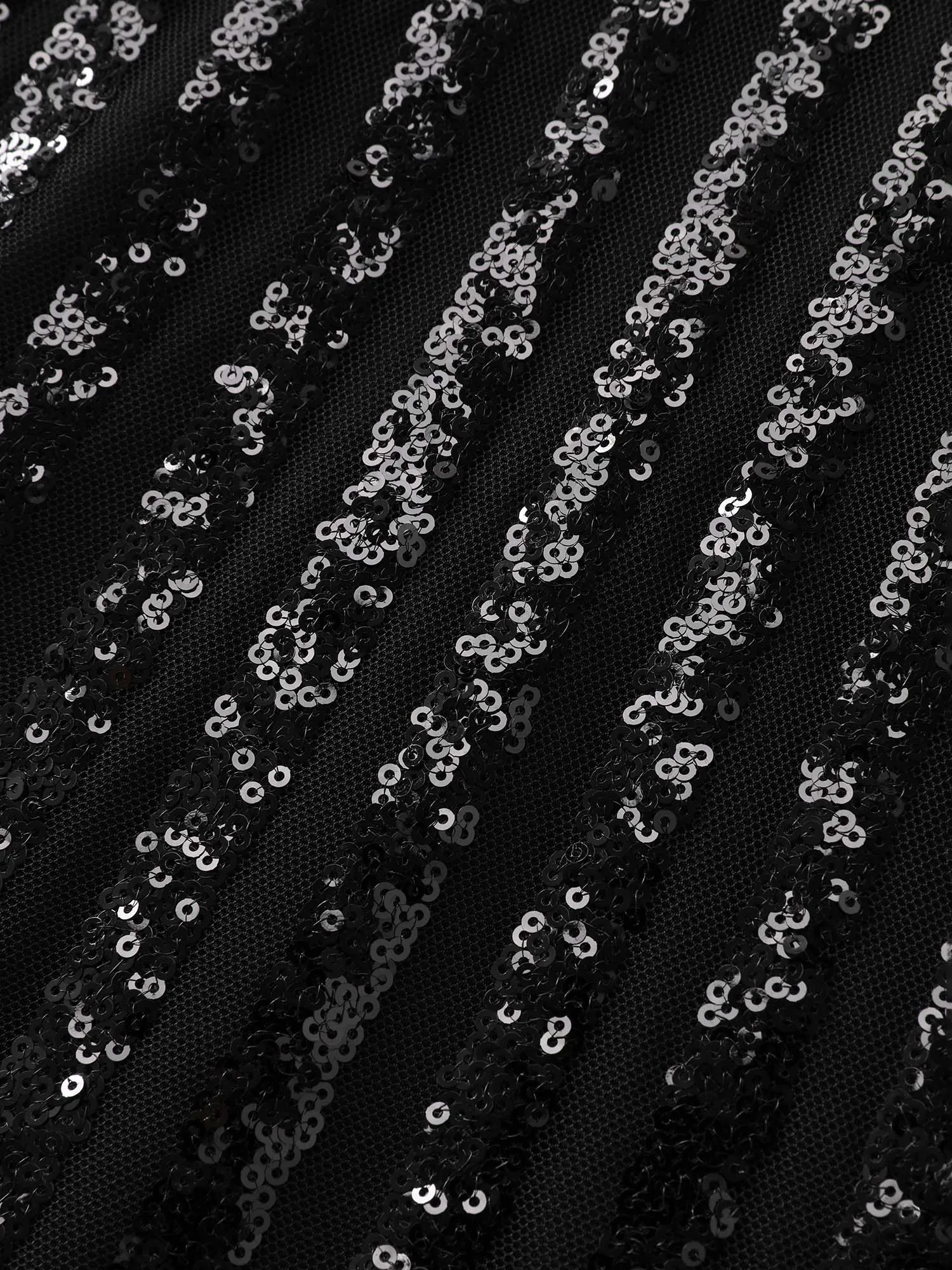 Shimmery Sequin V-Neck Midi Dress sold by Bloomchic product image thumbnail 5