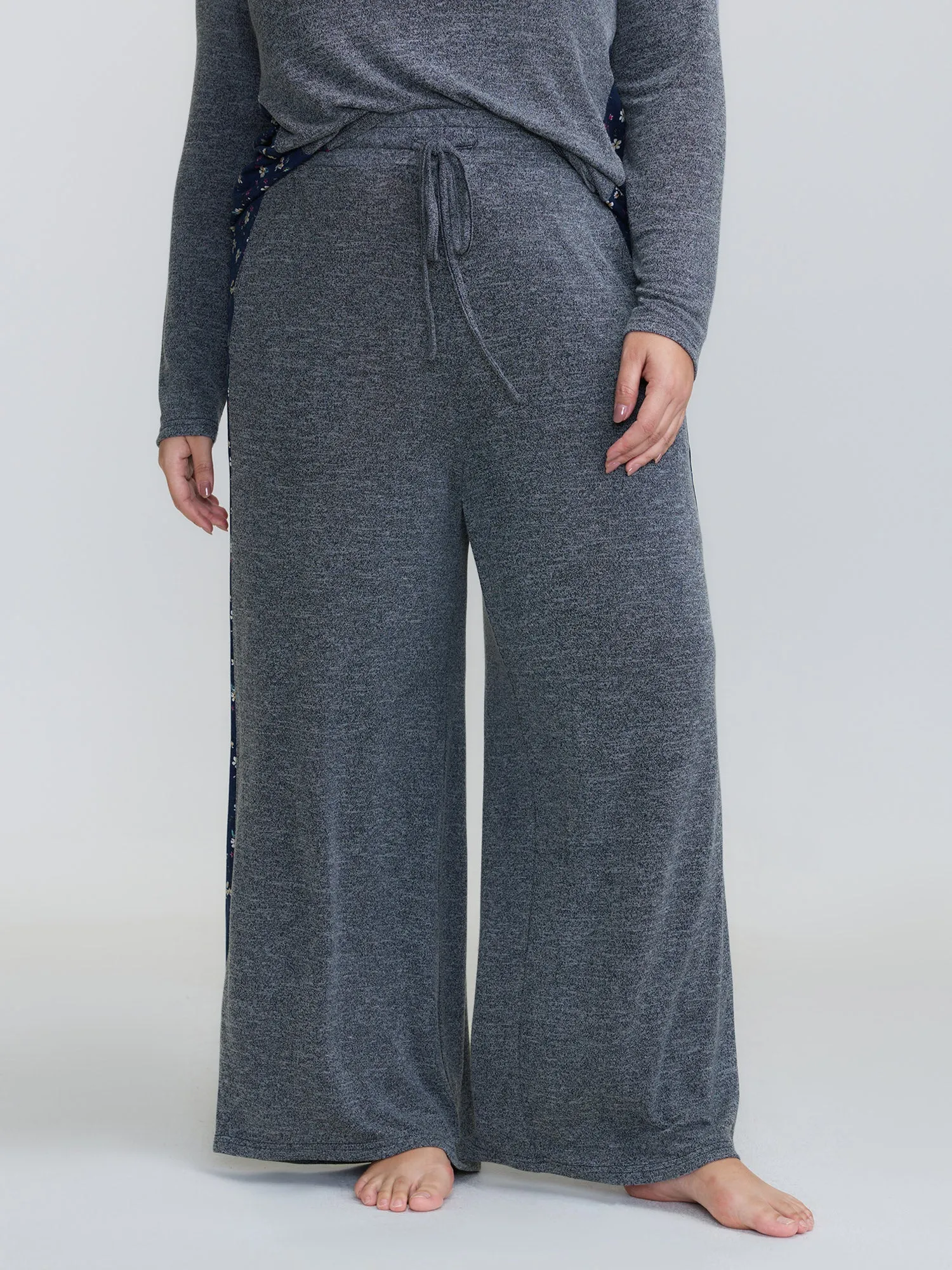 Floral Patchwork Drawstring Co-Ord Lounge Set sold by Bloomchic product image thumbnail 3