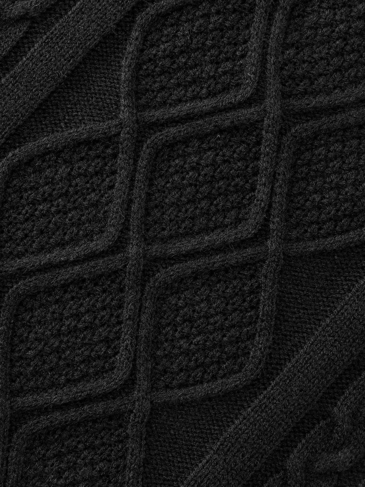 Textured Stripe Pinafore Mini Sweater Dress sold by Bloomchic product image thumbnail 5