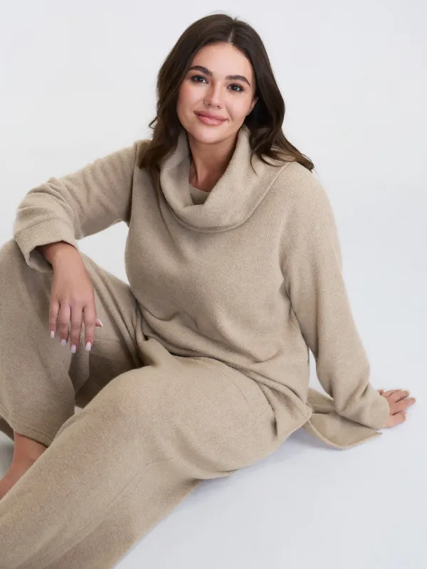 Turtleneck Snuggle-Worthy Loungewear Set sold by Bloomchic