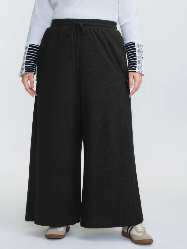 Adjustable Drawstring Wide-Leg Pants sold by Bloomchic