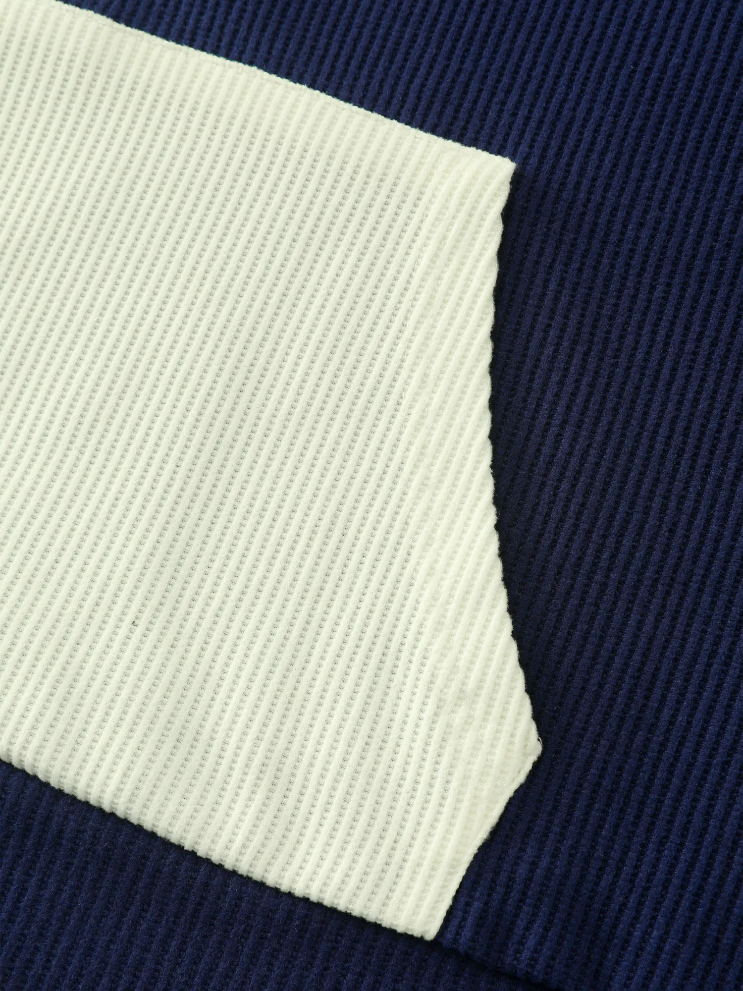 Colorblock Cozy Raglan Sleeve Hoodie sold by Bloomchic product image thumbnail 5