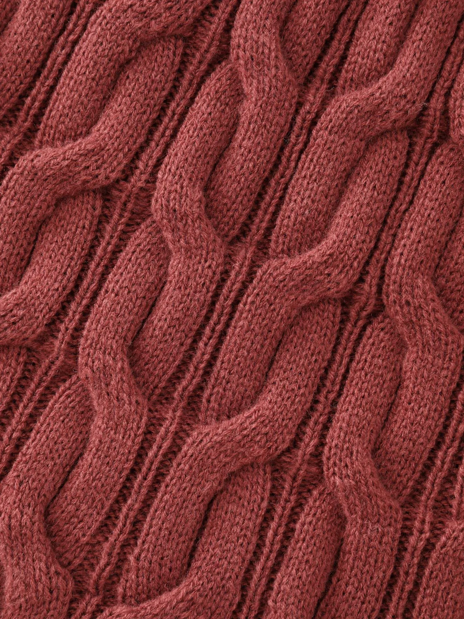 Crew Neck Cable Knit Pullover sold by Bloomchic product image thumbnail 5