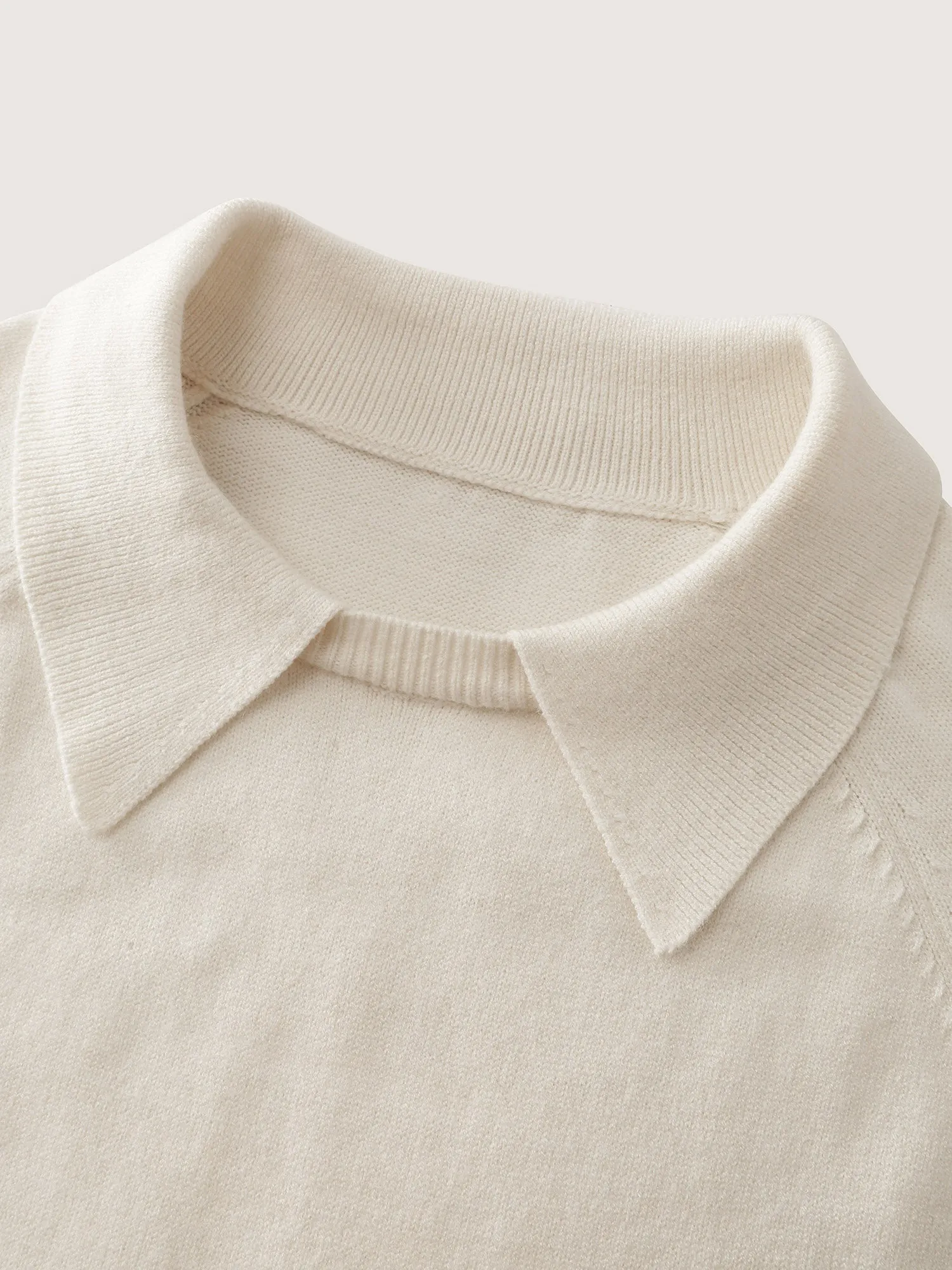 2 In 1 Shirt Collar Relaxed Fit Pullover sold by Bloomchic product image thumbnail 5