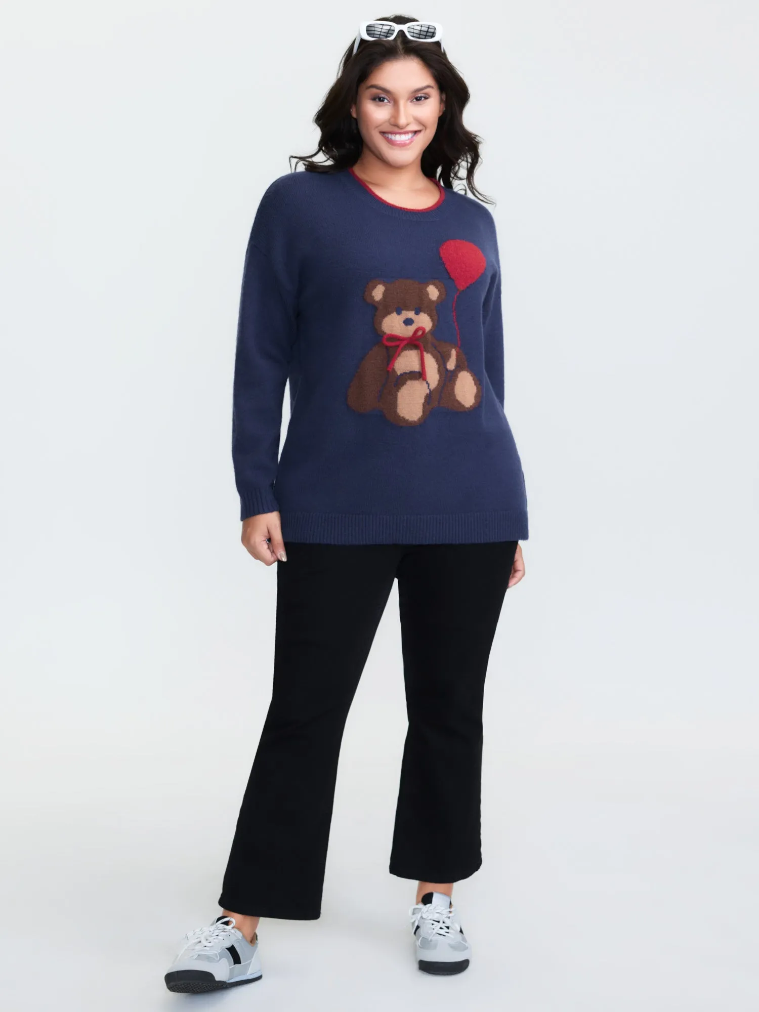 Teddy Bear Balloon Print Pullover sold by Bloomchic product image thumbnail 3