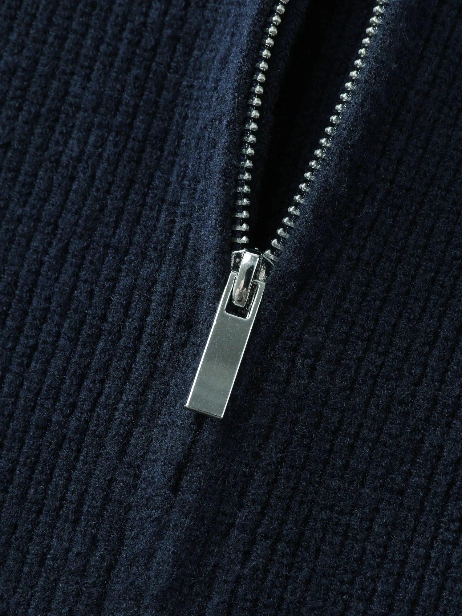 Contrast Hooded Zipper Front Pocketed Cardigan sold by Bloomchic product image thumbnail 5