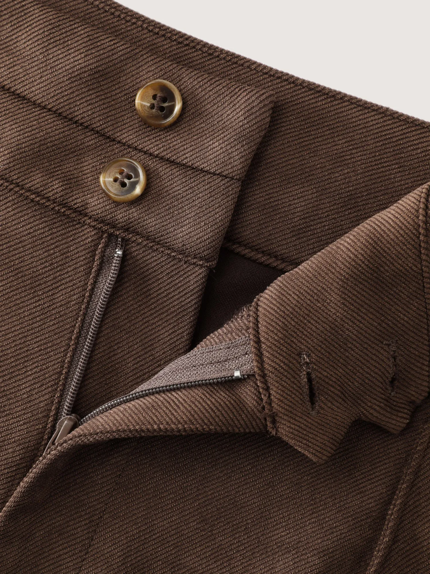 Pleated Double Button Flared Hem Pants sold by Bloomchic product image thumbnail 5