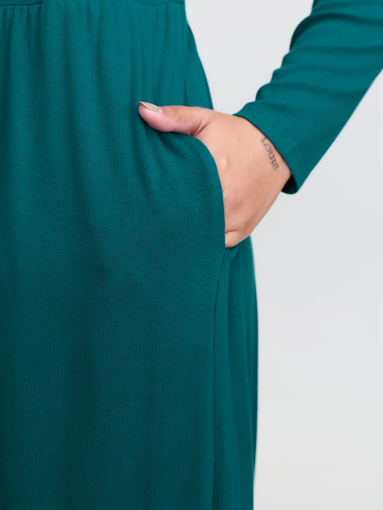 Supersoft Square Neck Smocked Waist Jumpsuit sold by Bloomchic product image thumbnail 5