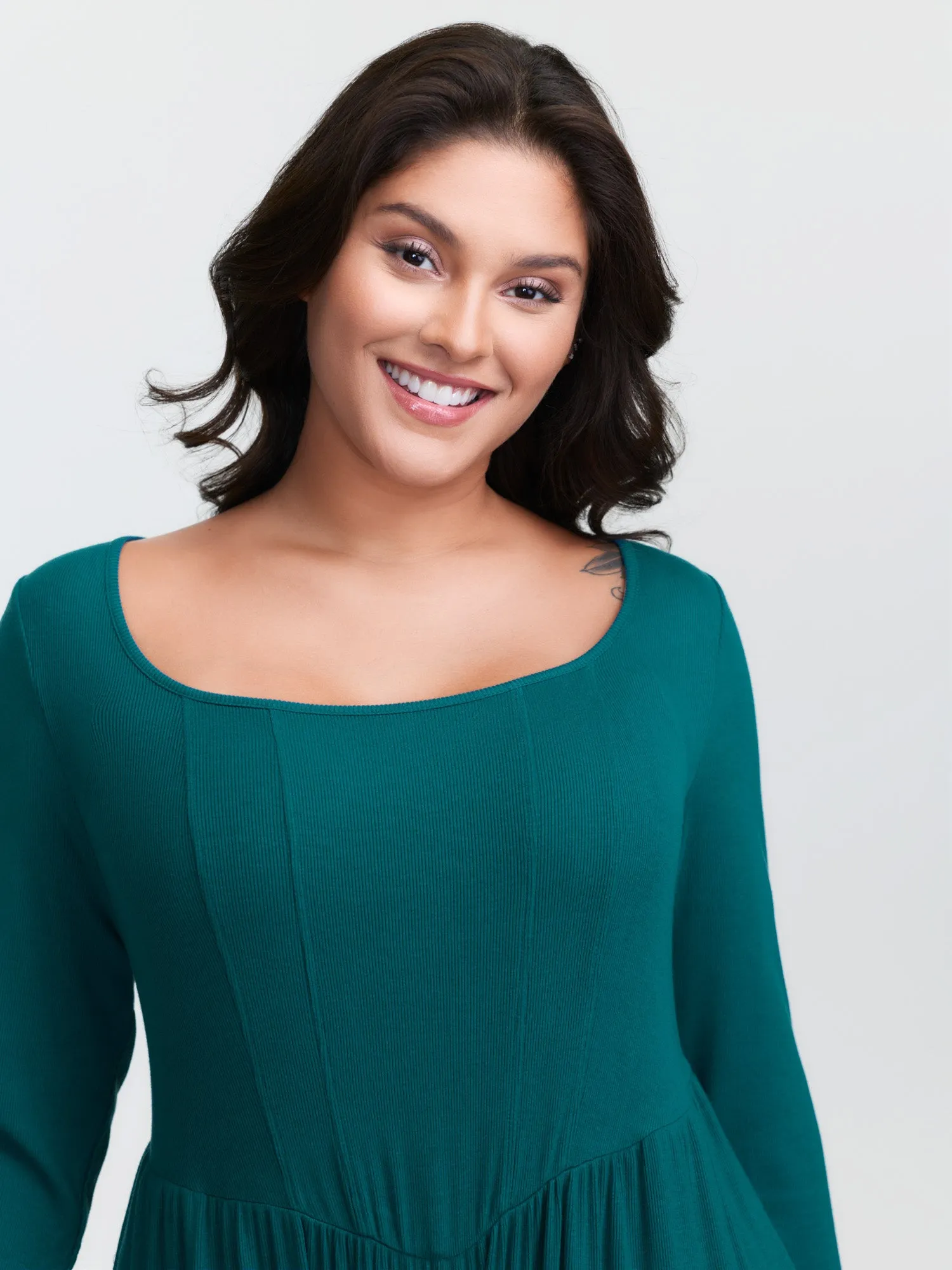 Supersoft Square Neck Smocked Waist Jumpsuit sold by Bloomchic product image thumbnail 2