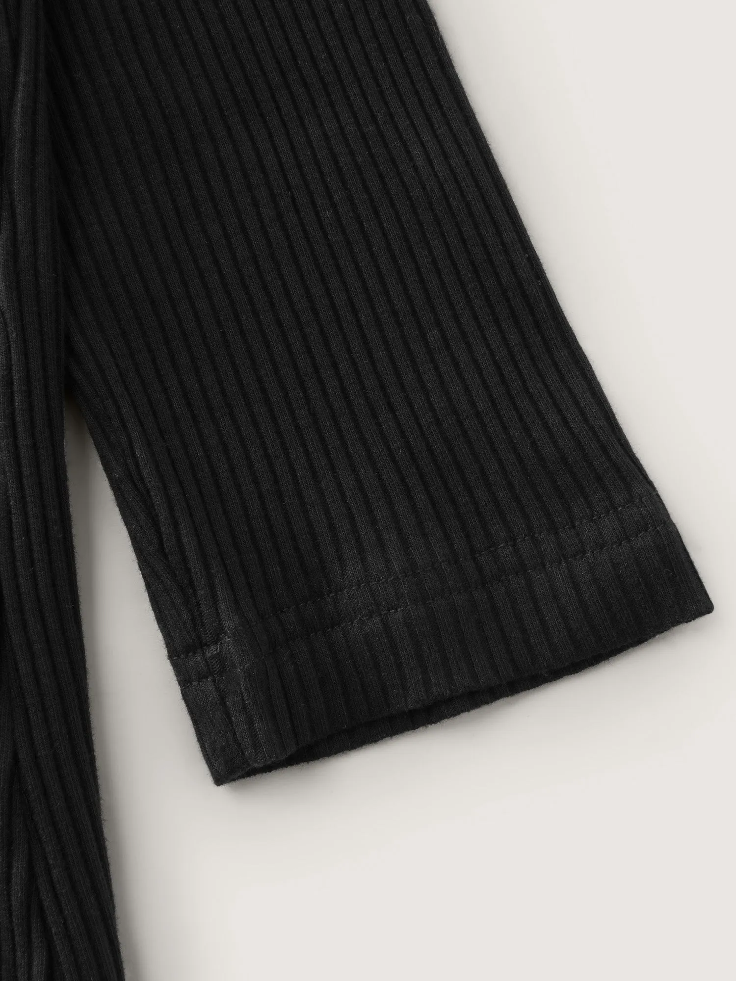 Supersoft Bow Tie Detail Ribbed Knit Top sold by Bloomchic product image thumbnail 5