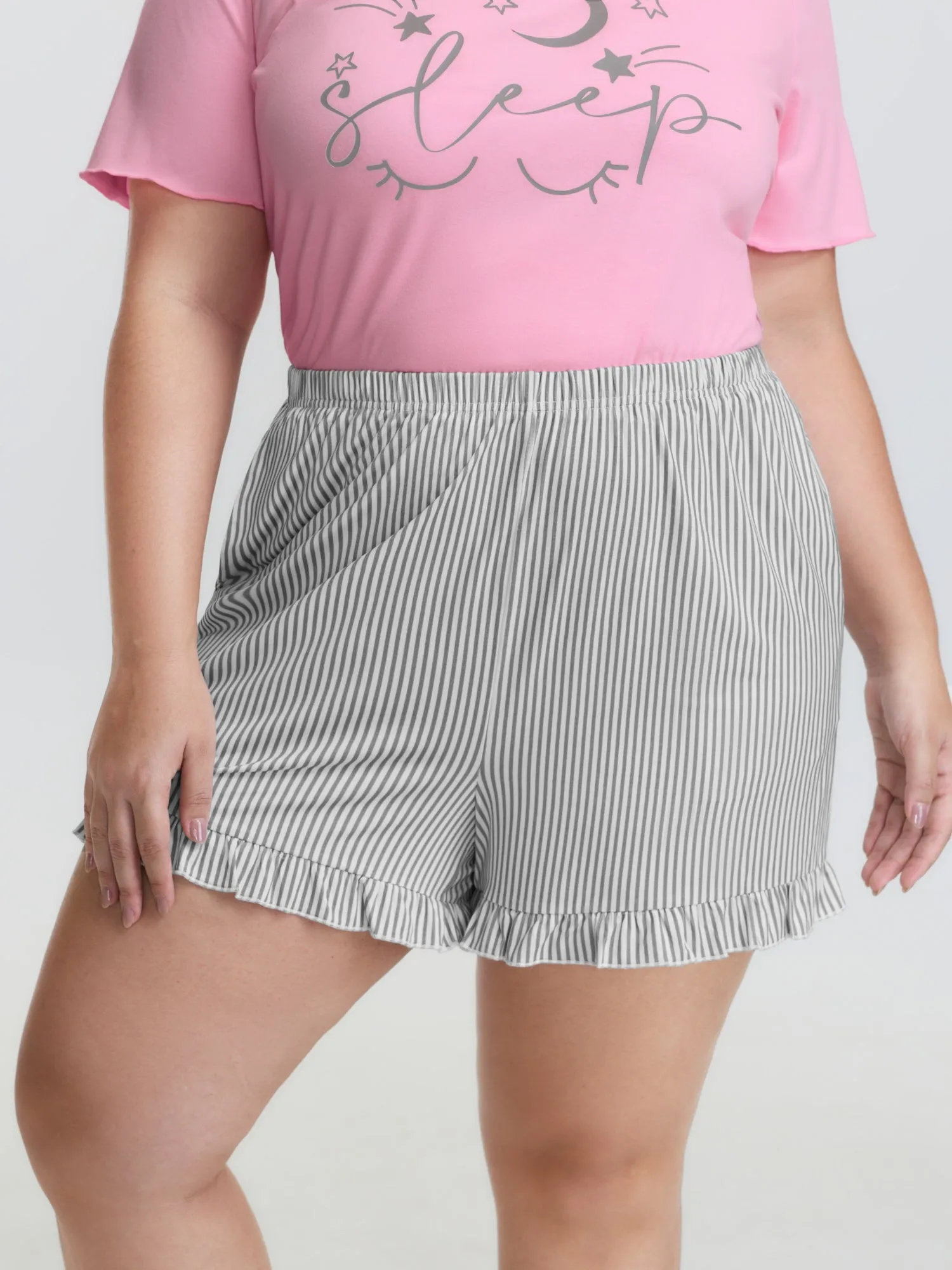 Sweet Dreams Color Contrast Pajama Set sold by Bloomchic product image thumbnail 4