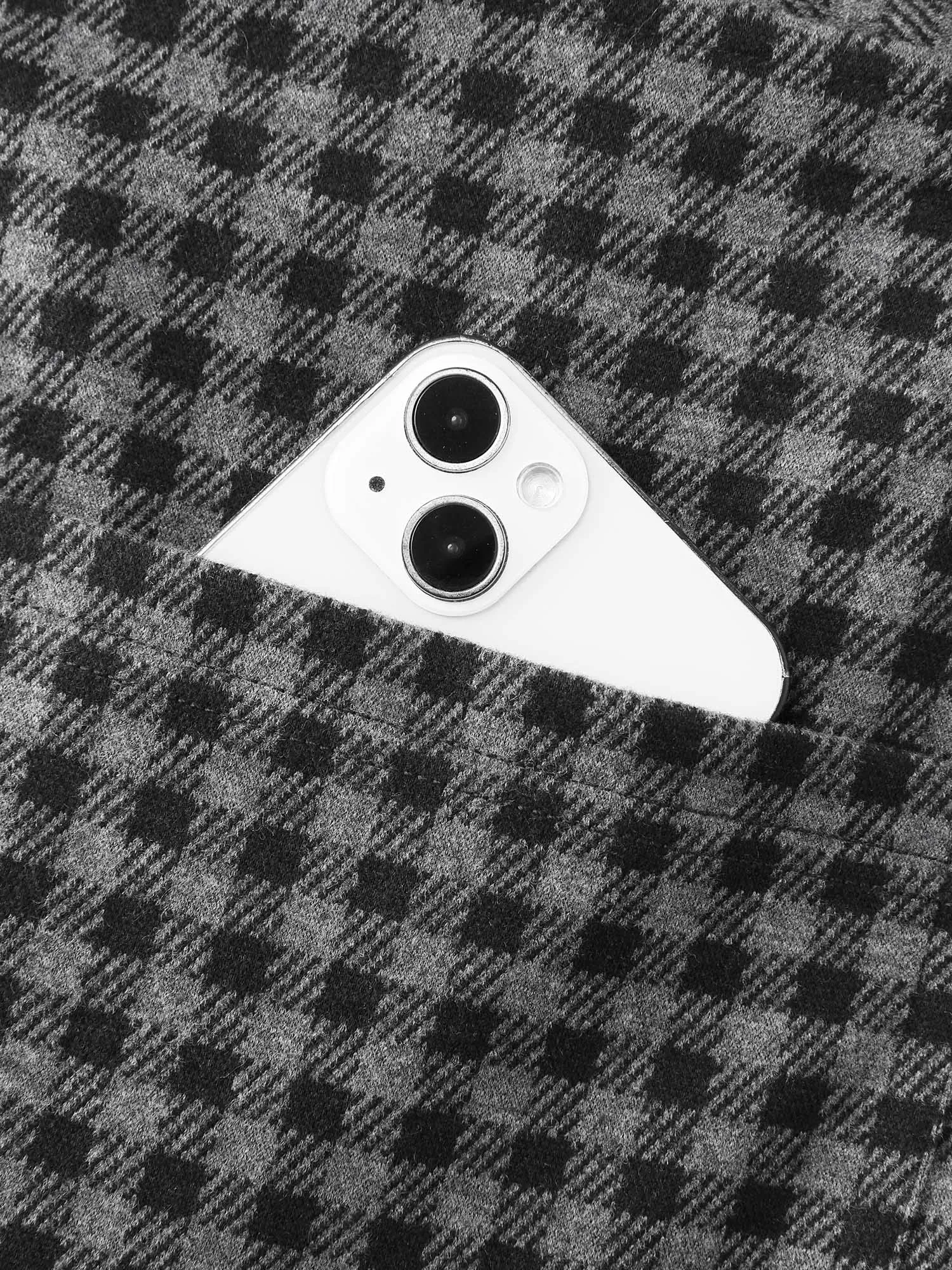 Checkered Pattern Pleated Jumpsuit sold by Bloomchic product image thumbnail 5