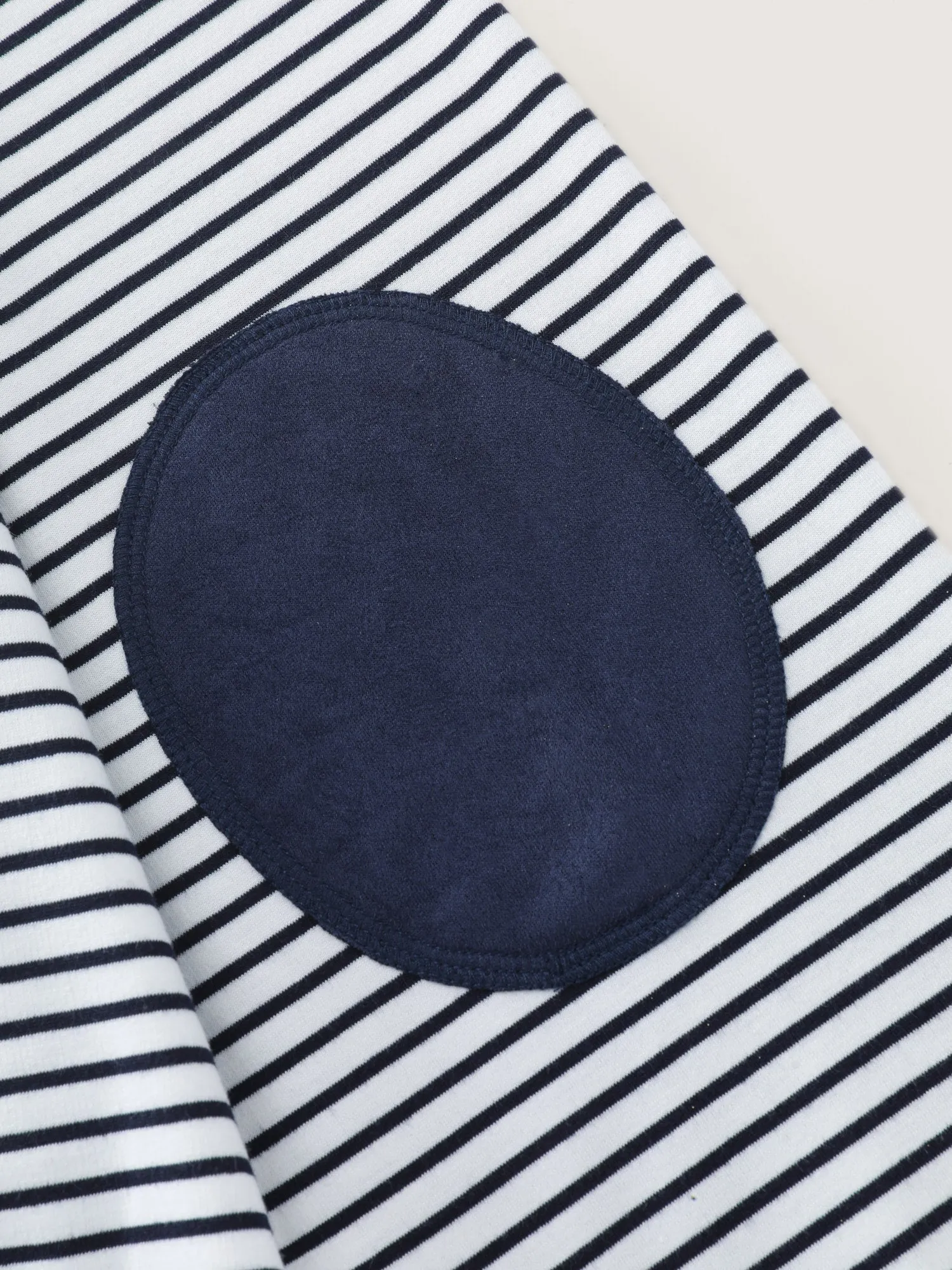 Colorblock Stripe Round Neck Sweatshirt sold by Bloomchic product image thumbnail 5