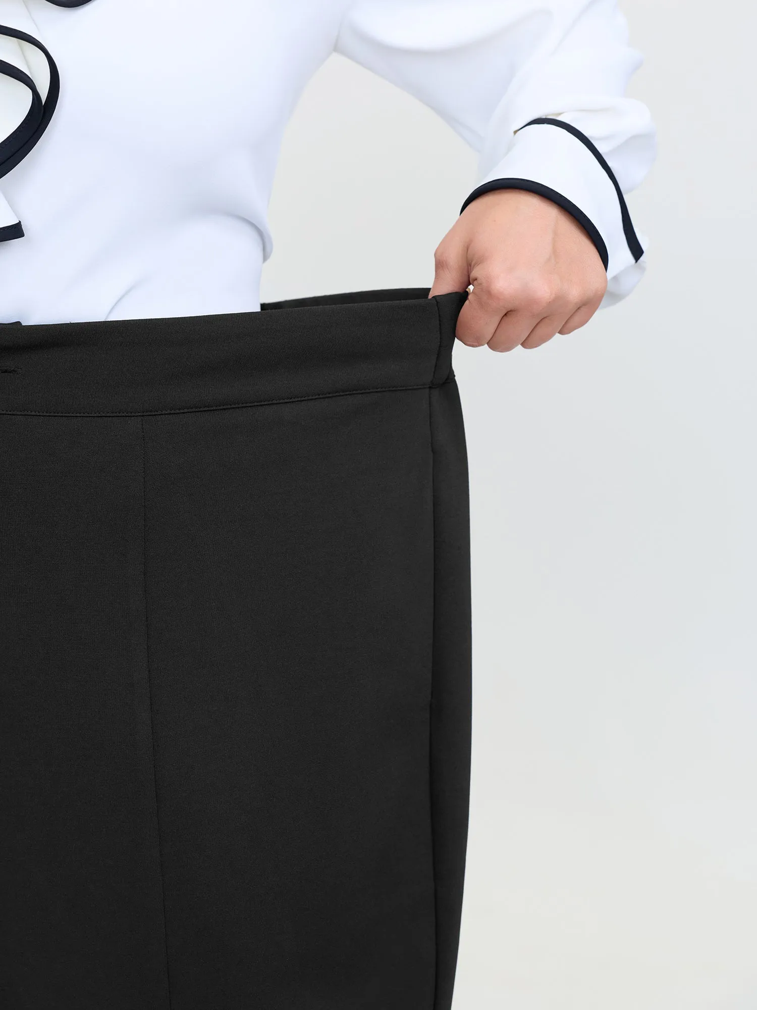 Elastic Back Waistband Pants sold by Bloomchic product image thumbnail 4