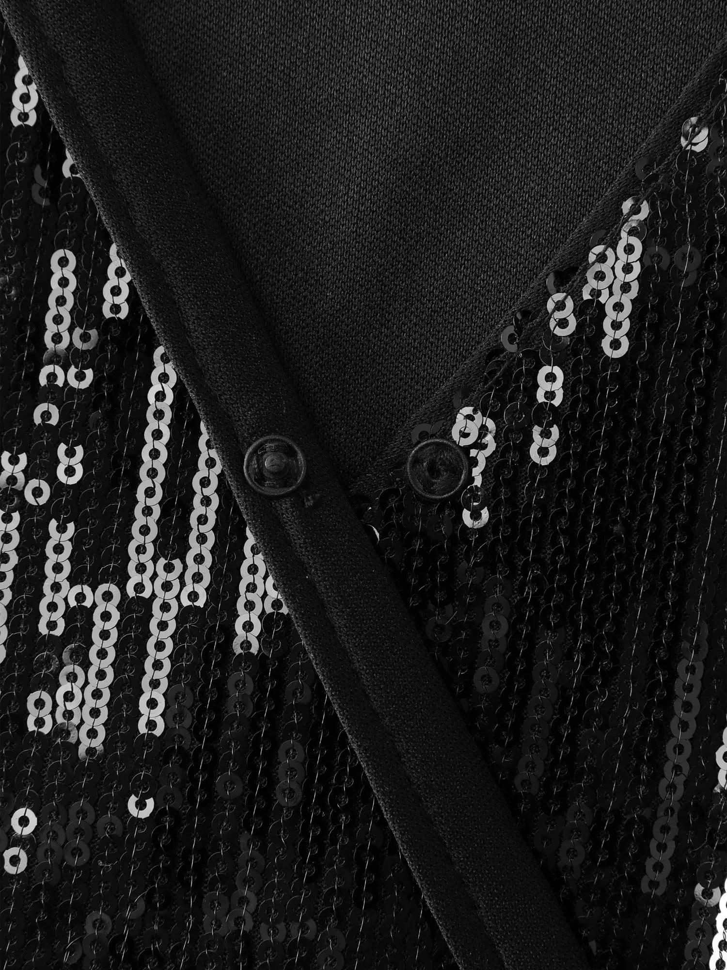 Sparkly Sequin Waist-Defining Sheer Maxi Dress sold by Bloomchic product image thumbnail 5