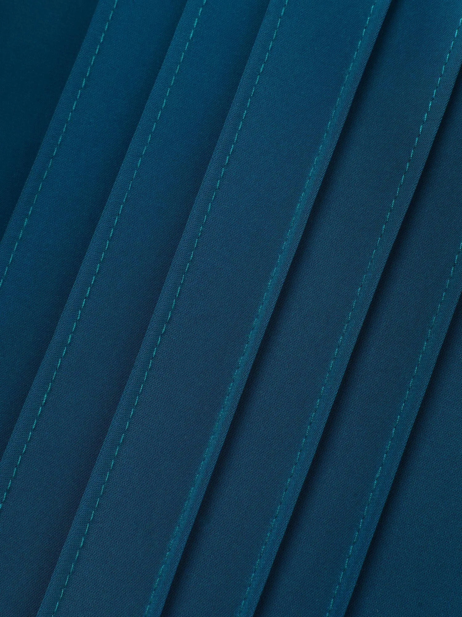 Pleated Lace Trim Sleeve Flowy Blouse sold by Bloomchic product image thumbnail 5