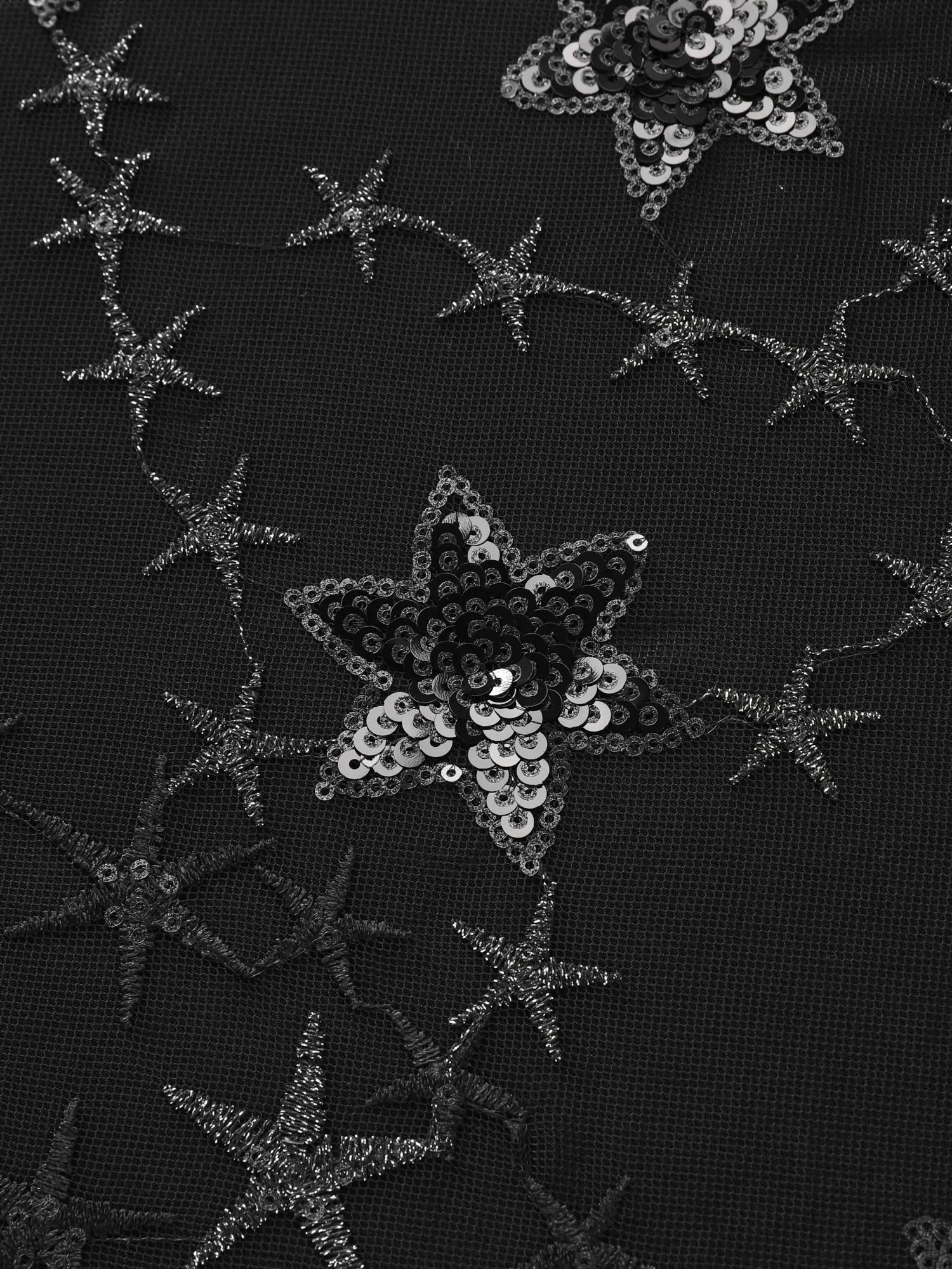 Shimmery Sequin Shirred Cuff Blouse sold by Bloomchic product image thumbnail 5