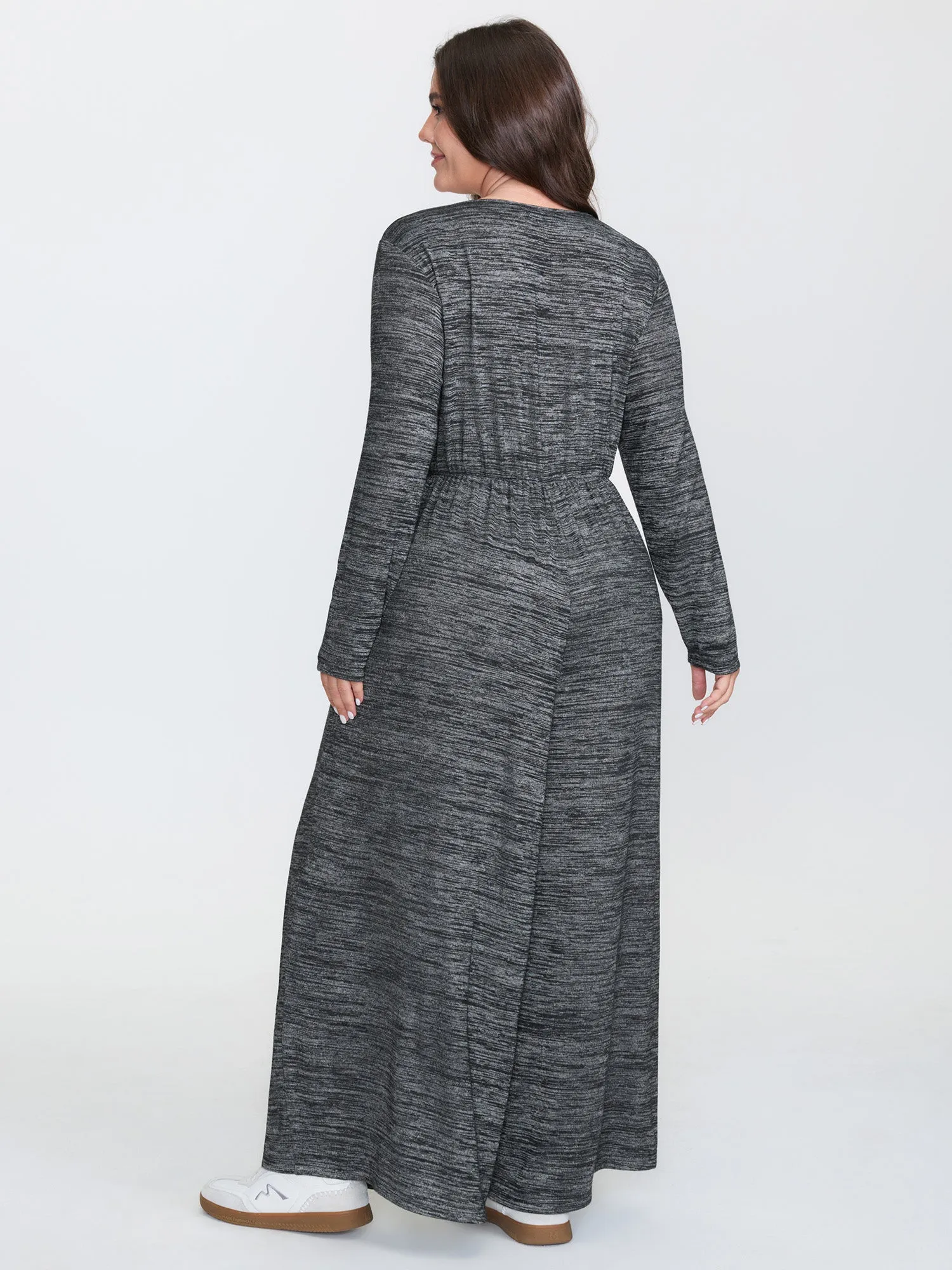 Supersoft Heather Drawstring Comfy Jumpsuit sold by Bloomchic product image thumbnail 5