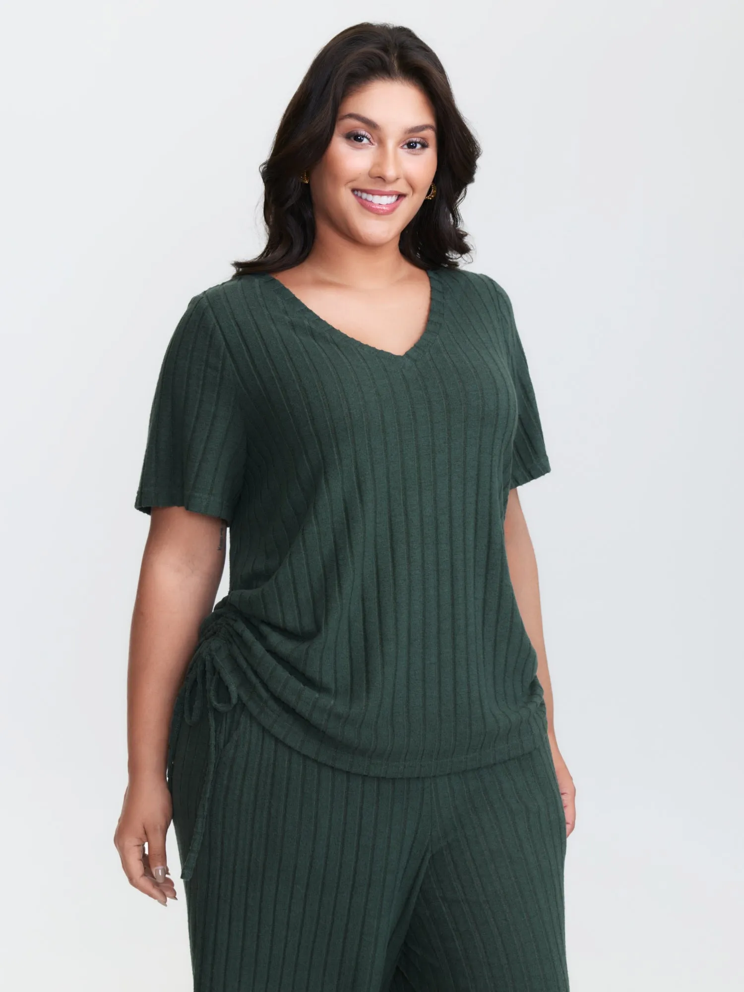 Textured Stretchy Adjustable Tie Lounge Set sold by Bloomchic product image thumbnail 2