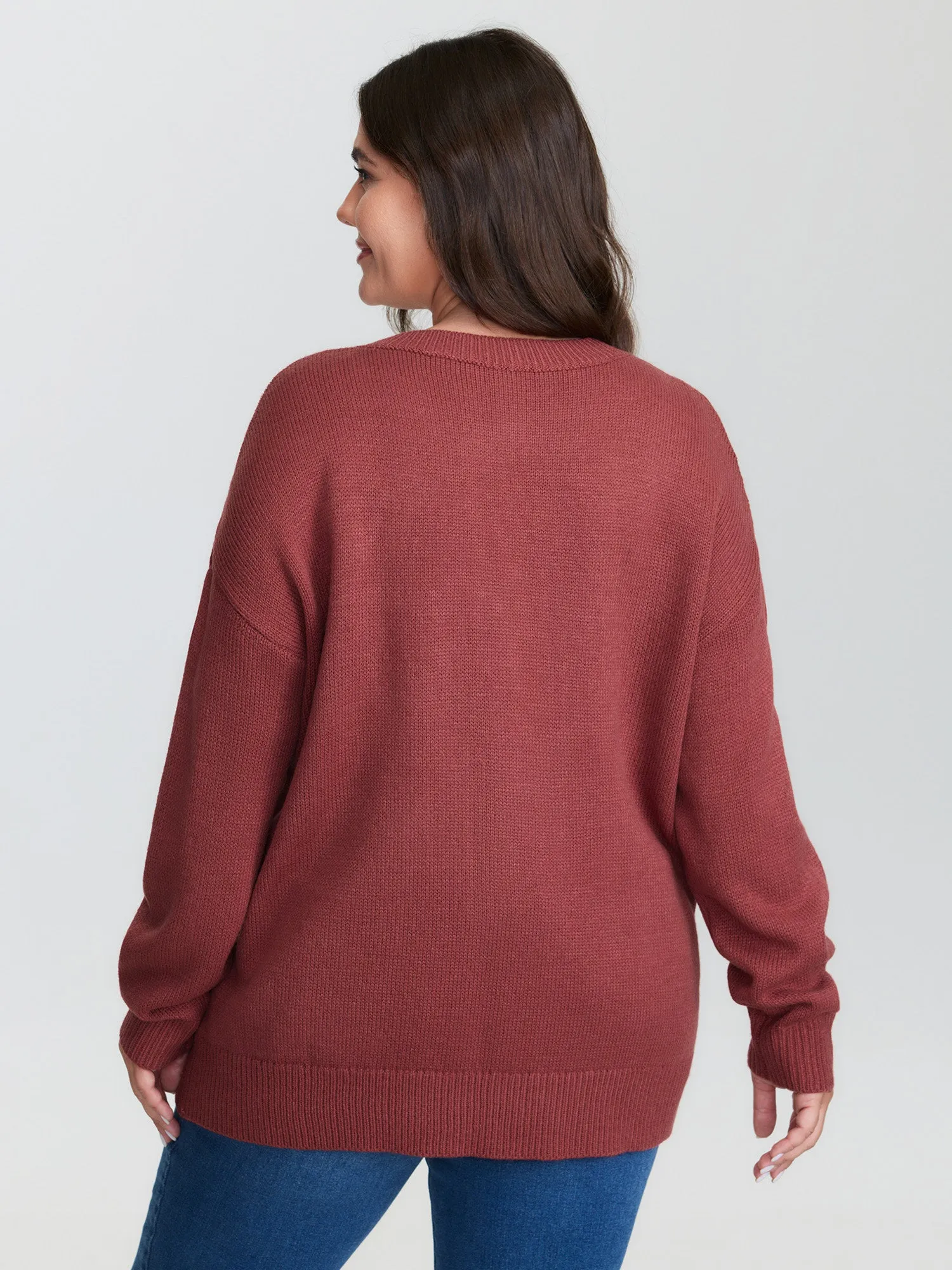 Cat Pattern Embroidery Pullover sold by Bloomchic product image thumbnail 4