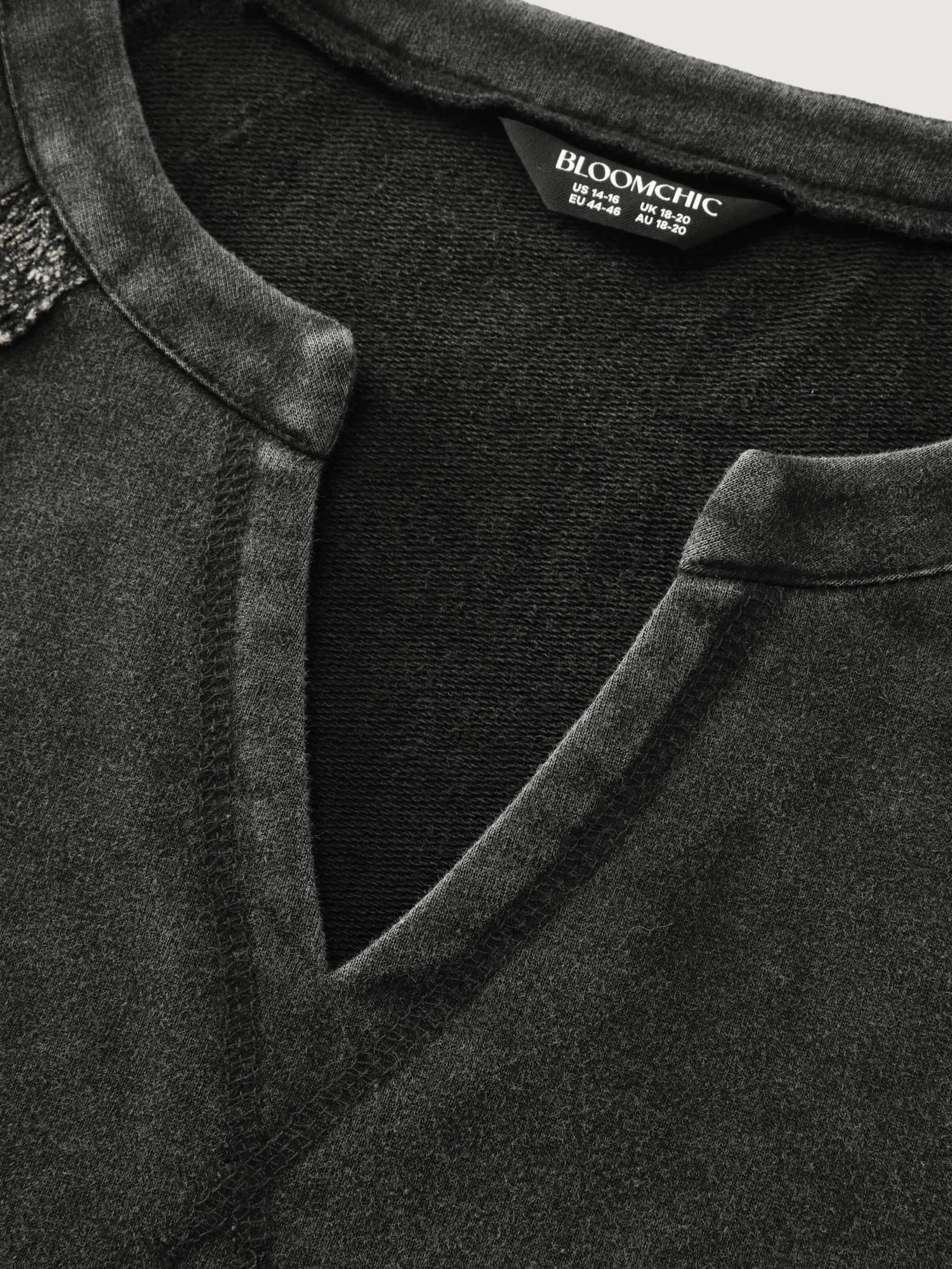 Pure Cotton Vintage Lace Trim Sweatshirt sold by Bloomchic product image thumbnail 5