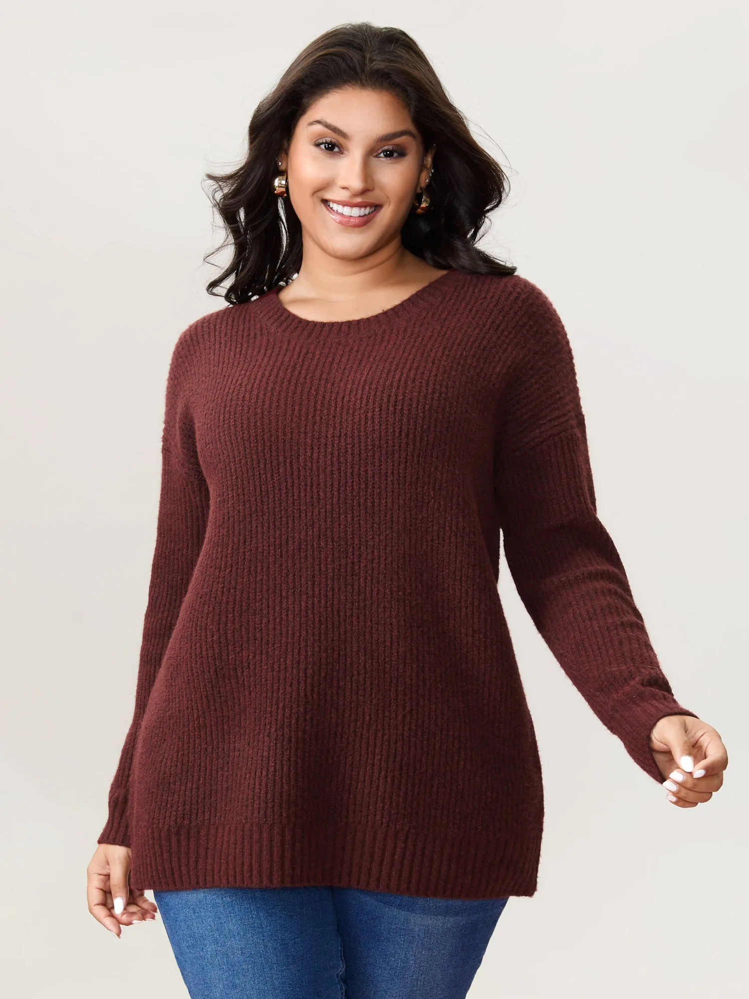 Bow Back Cut-Out Super Stretchy Pullover sold by Bloomchic product image thumbnail 2