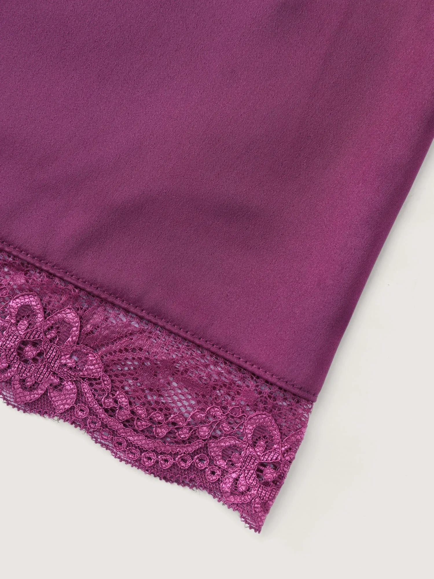 Satin Sheer Lace V-Neck Sleep Dress sold by Bloomchic product image thumbnail 5