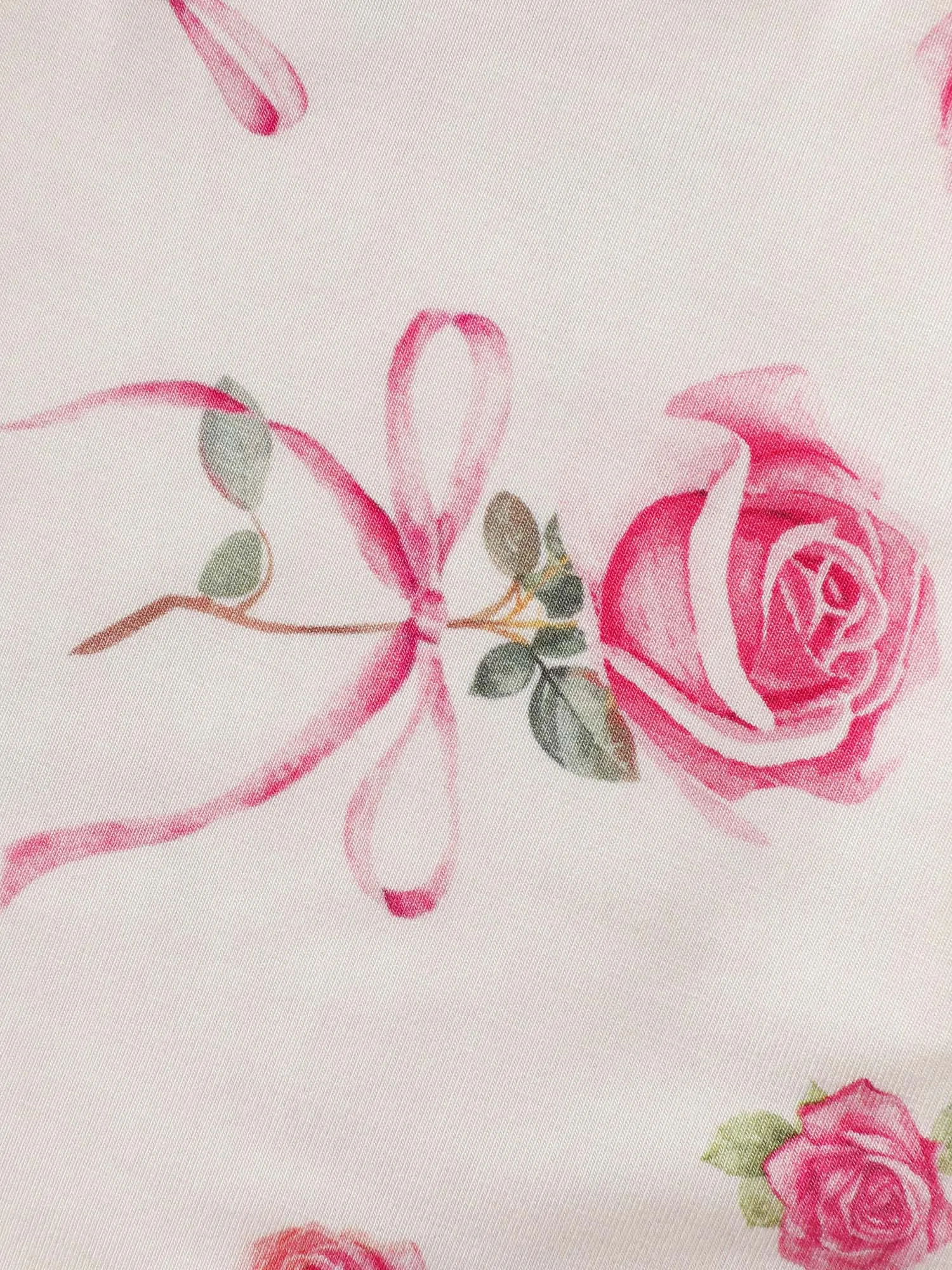 Supersoft Rosy Print Lace Sleep Dress sold by Bloomchic product image thumbnail 5