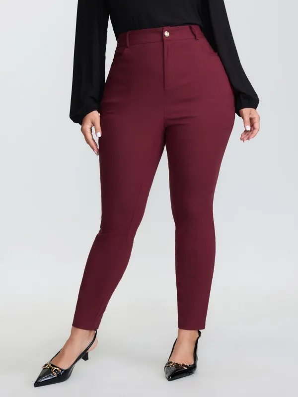 Stretchy Skinny-Fit Pants sold by Bloomchic