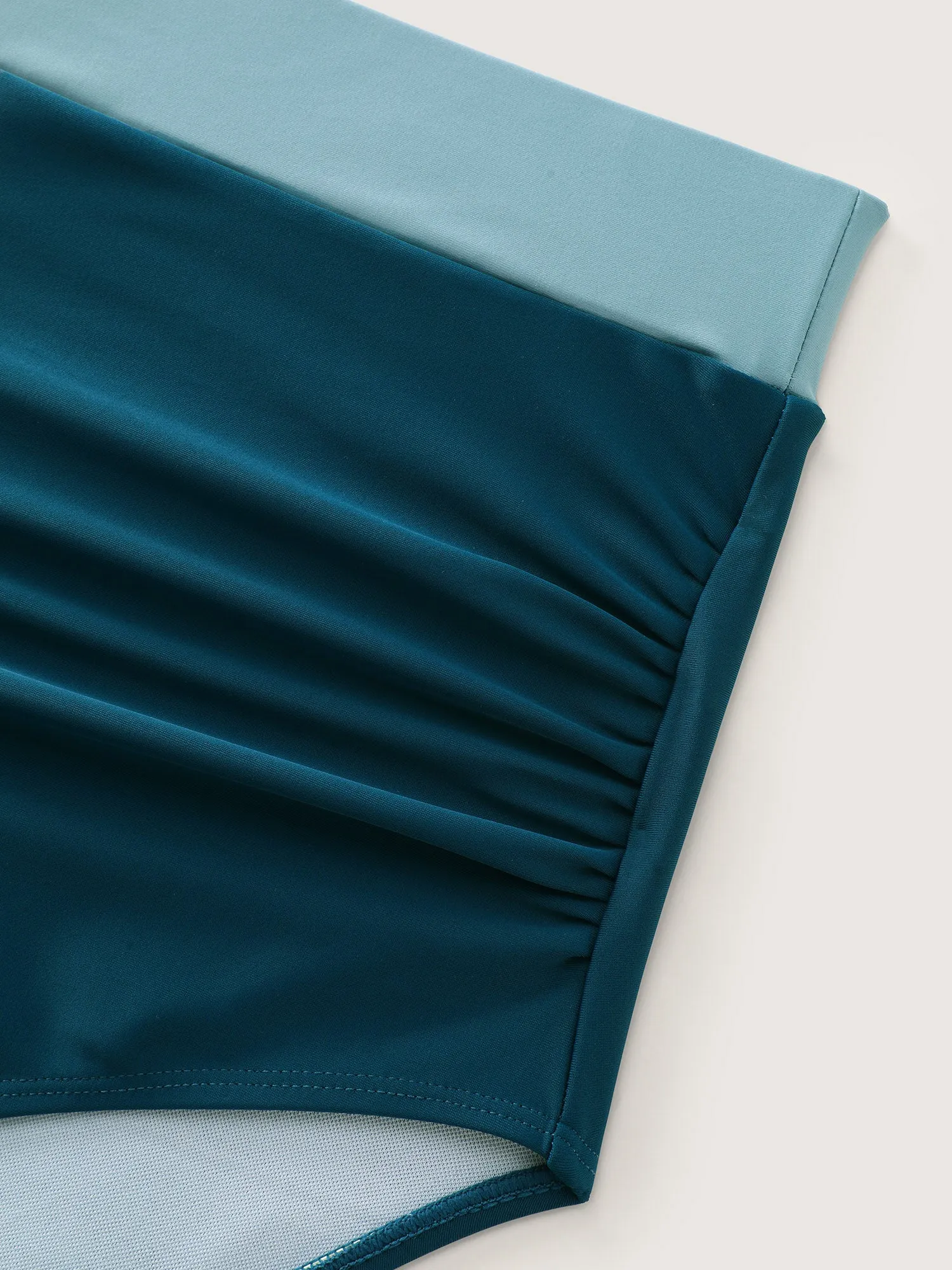 High-Waisted Color Contrast Swim Bottoms sold by Bloomchic product image thumbnail 5