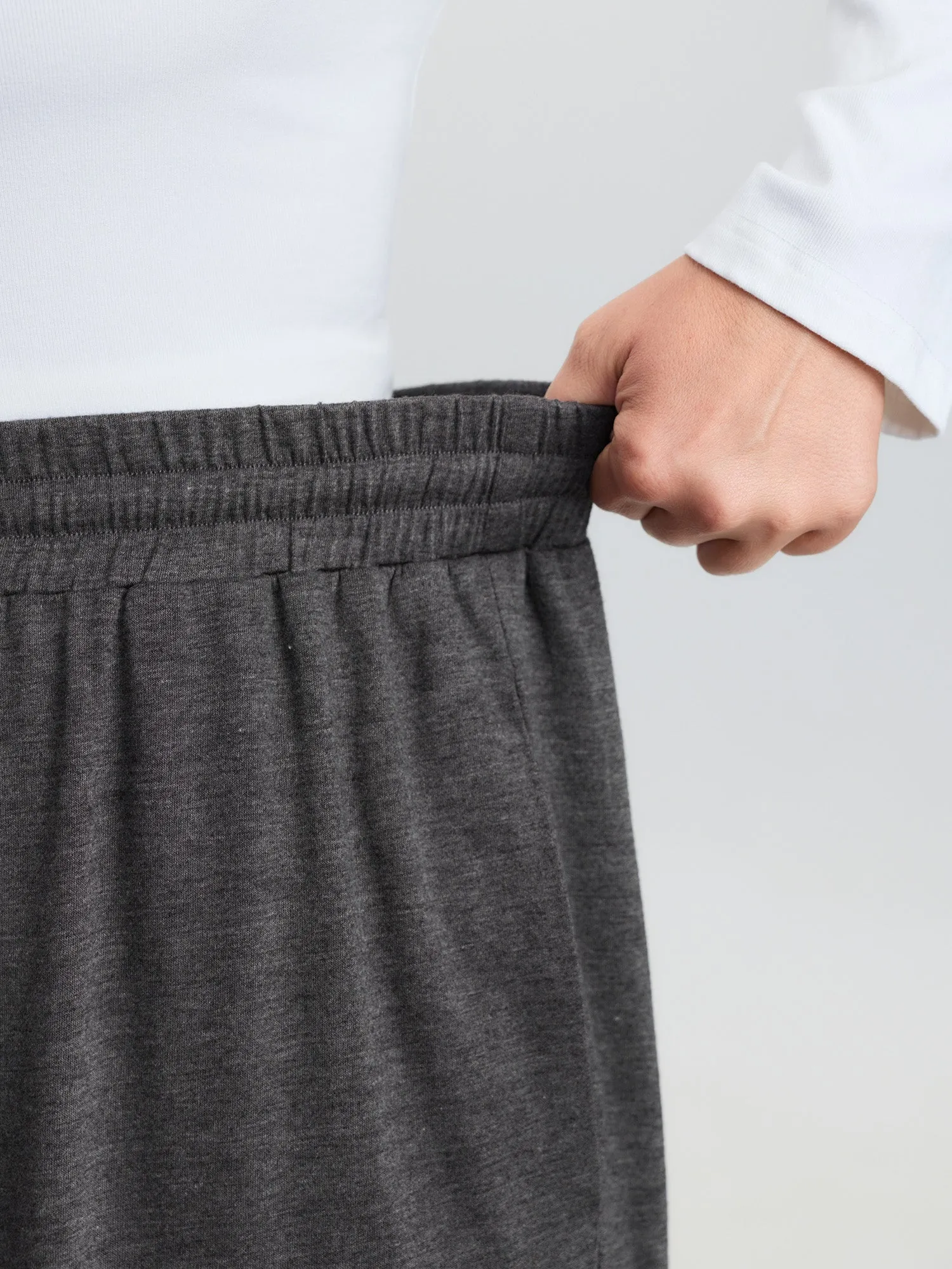 Supersoft Drawstring Waist Ruffled Hem Pants sold by Bloomchic product image thumbnail 5