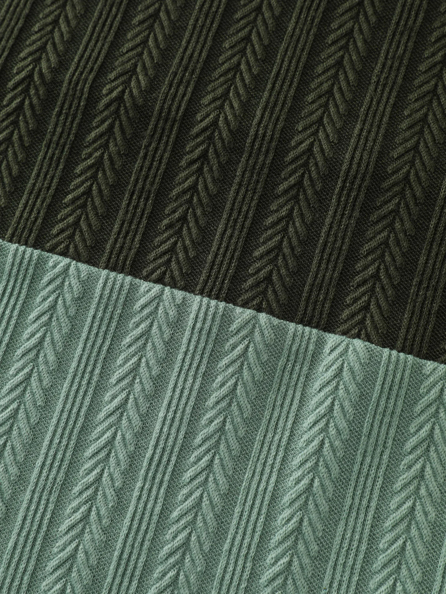 Colorblock Textured Round Neck Sweatshirt sold by Bloomchic product image thumbnail 5