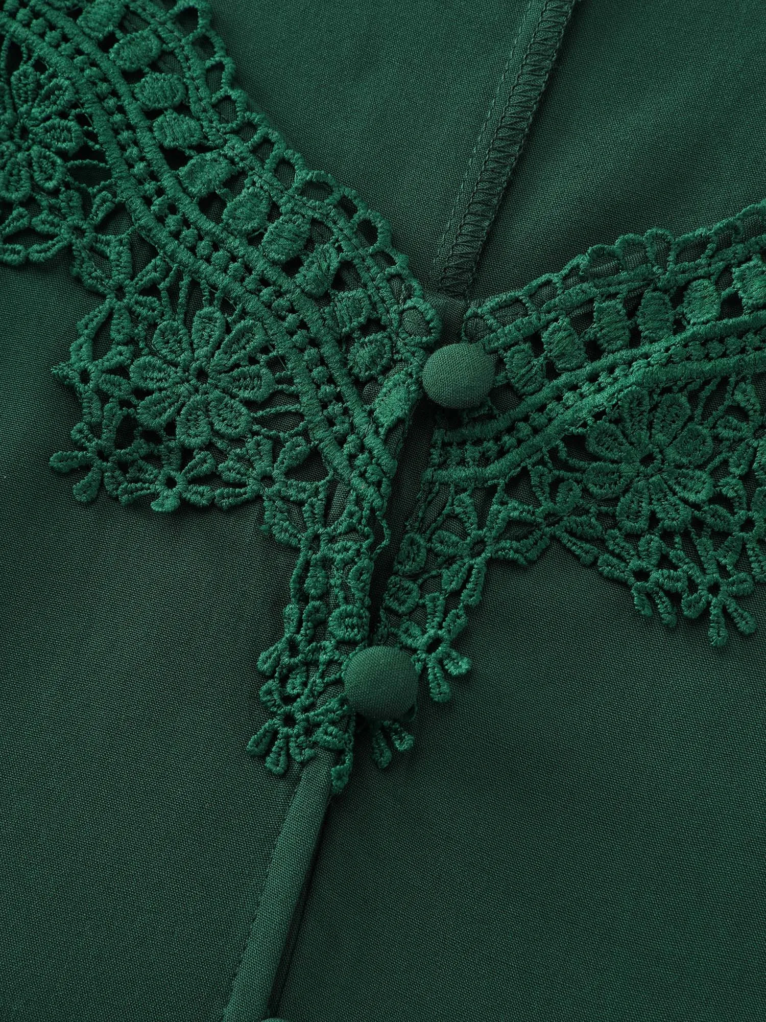 Lace Trim Adjustable Button Detail Tank Top sold by Bloomchic product image thumbnail 5