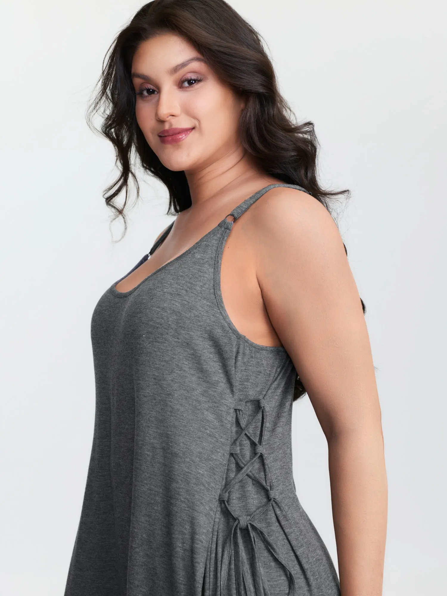 Supersoft Stretchy Side Tie Jumpsuit sold by Bloomchic product image thumbnail 3