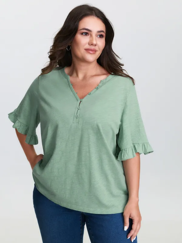 Pure Cotton Arm-Friendly T-Shirt sold by Bloomchic