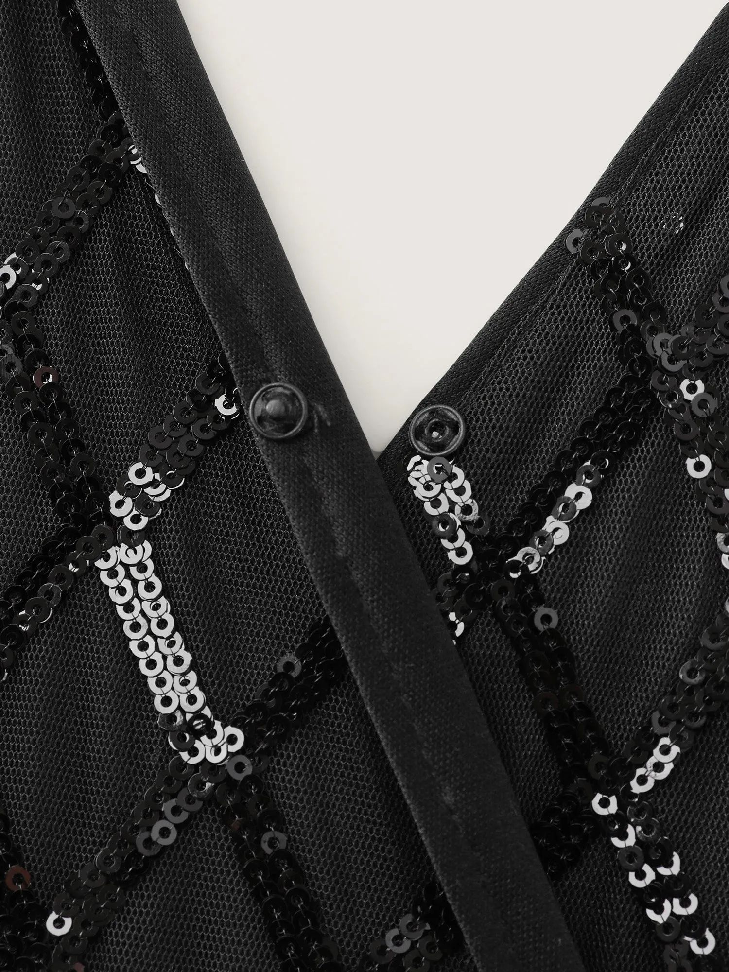 Sparkly Sequin Side-Tie Jumpsuin sold by Bloomchic product image thumbnail 5